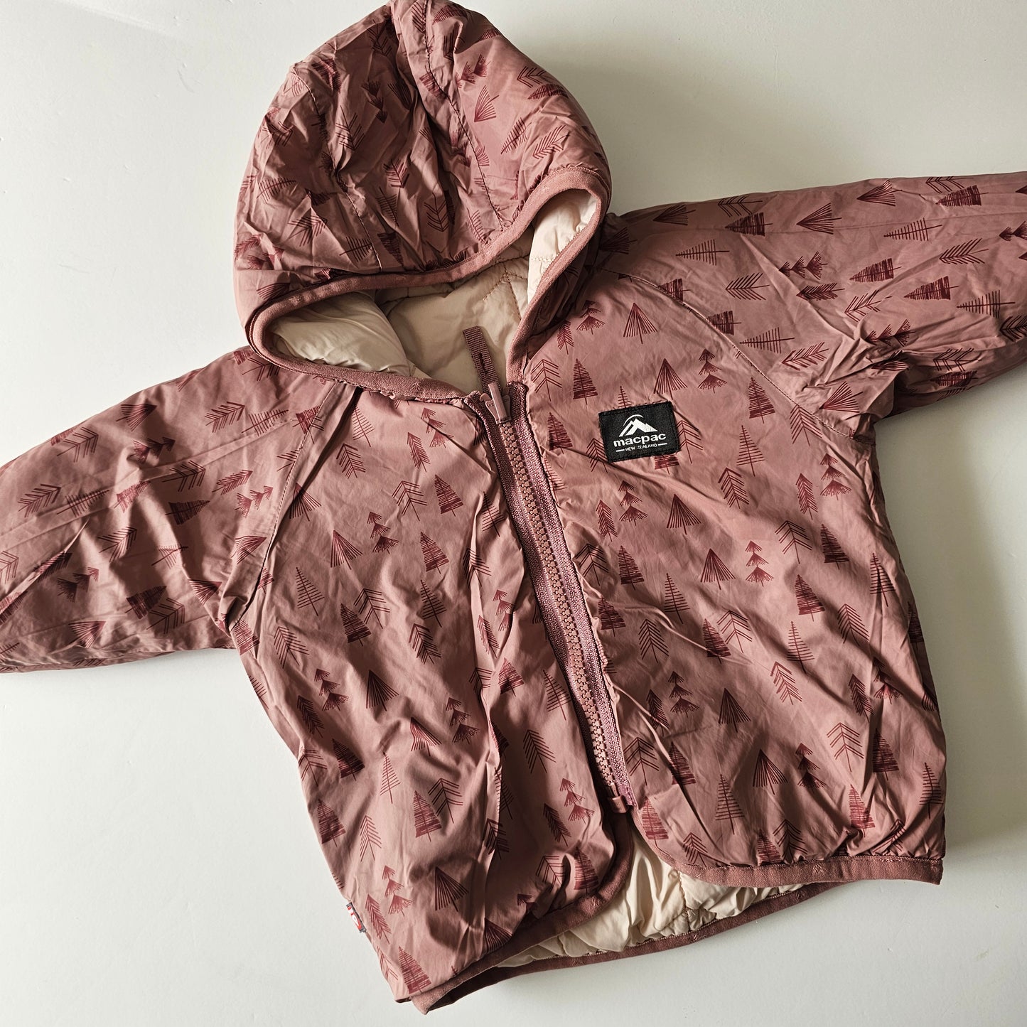 Macpac Primaloft Reversable Puffer Jacket - Size 3-6m