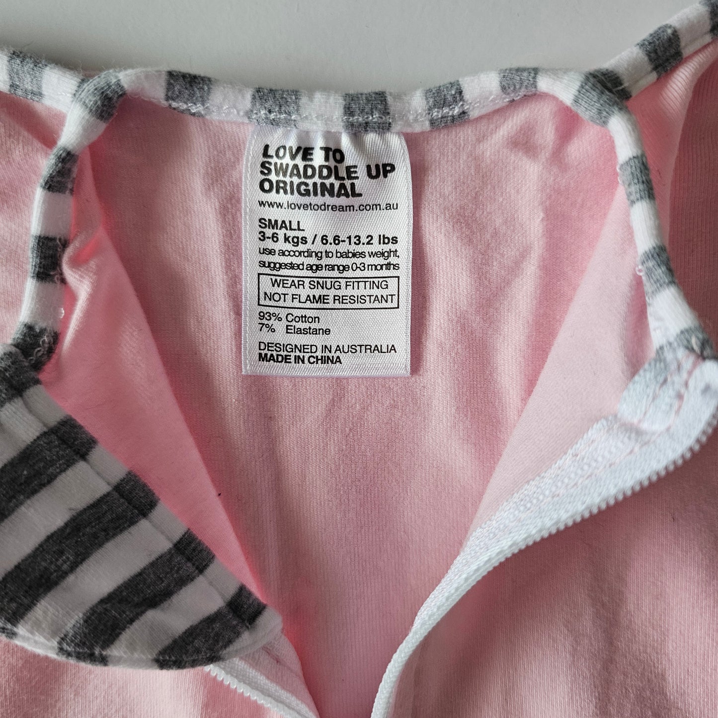 Love to Dream Pink Swaddle - Size Small