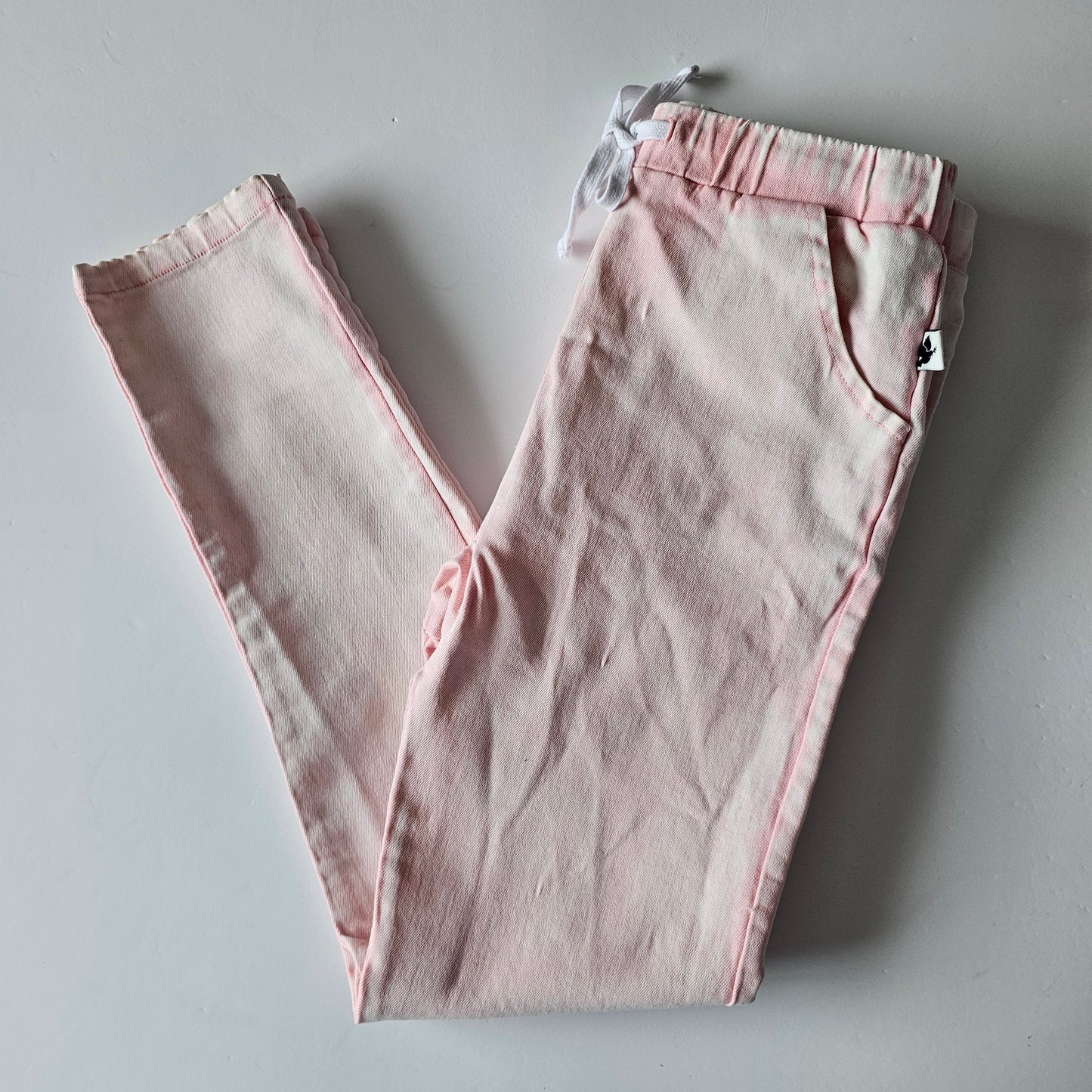 Kissed by Radicool Pink Acid Wash Jeans (minor flaws) - Size 8-10 (best fit)