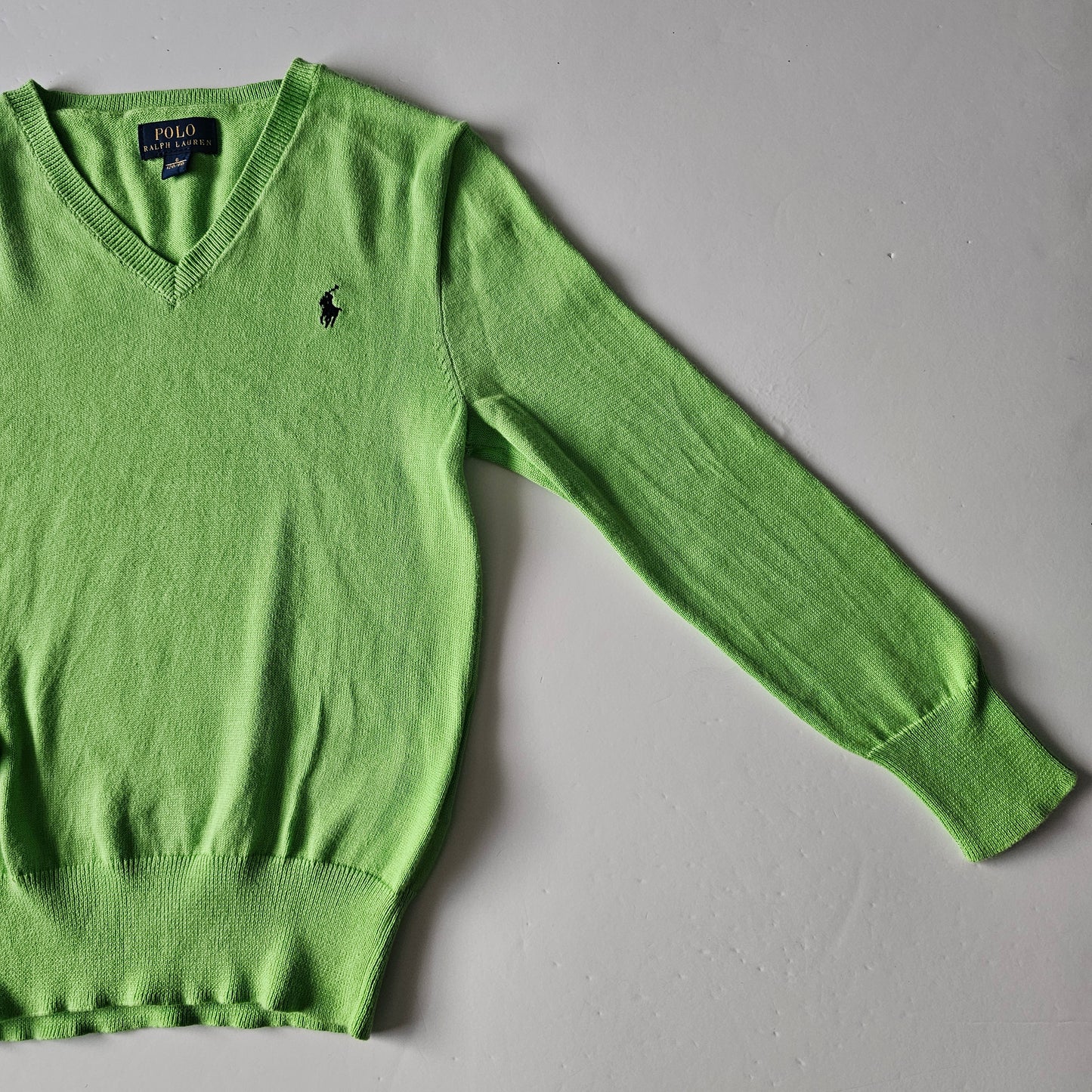 Polo Ralph Lauren 100% Cotton Knit Sweater - Size 6