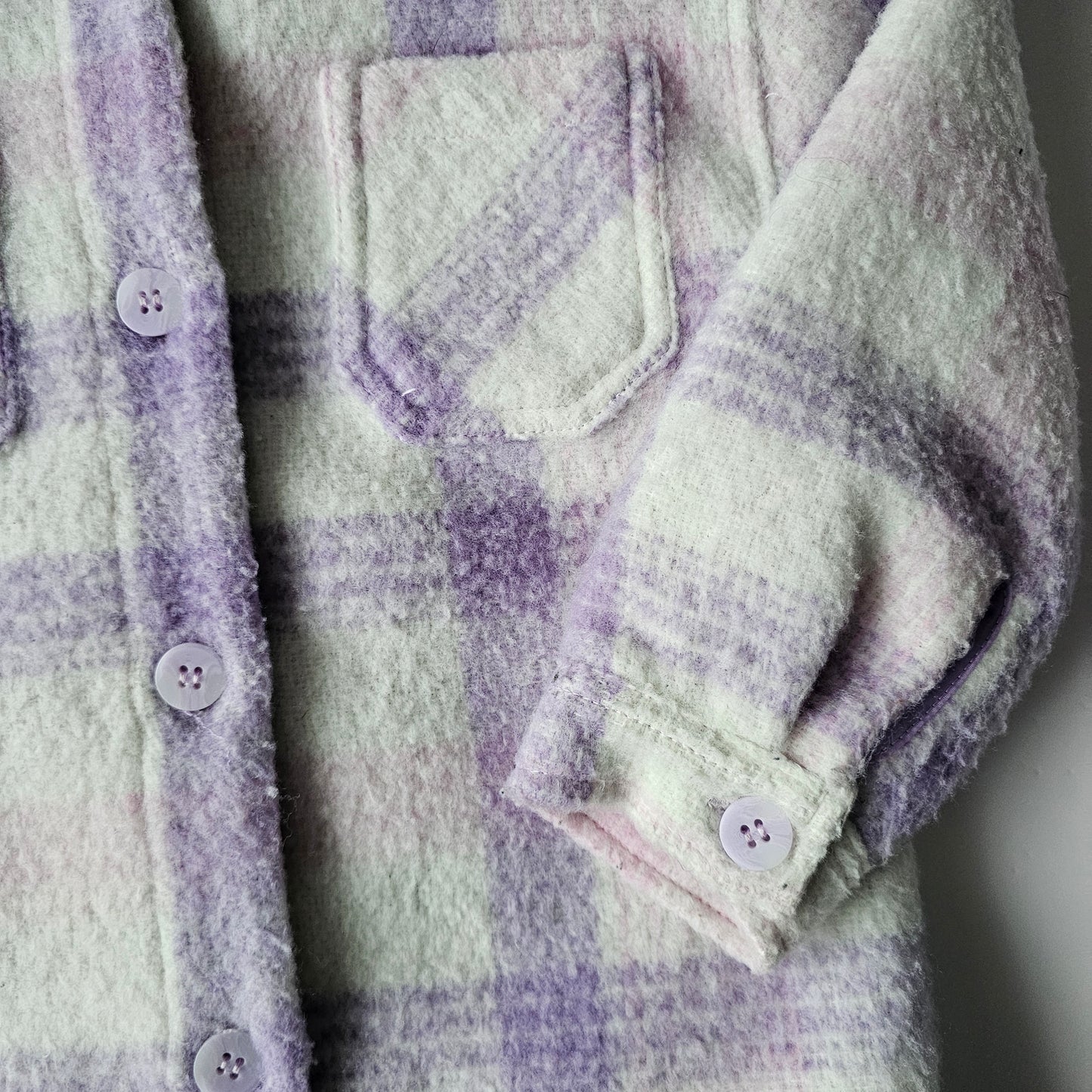 Mac & Elle Sherpa Jacket - Size 4 (best fit)