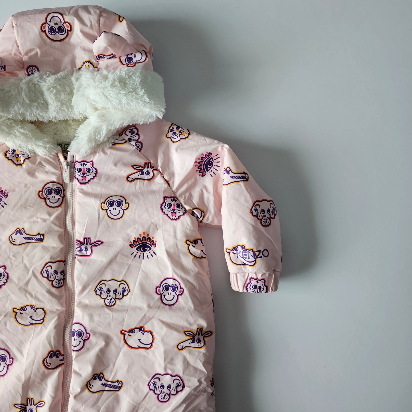 Kenzo Lined Puffer Snowsuit - Size 12m