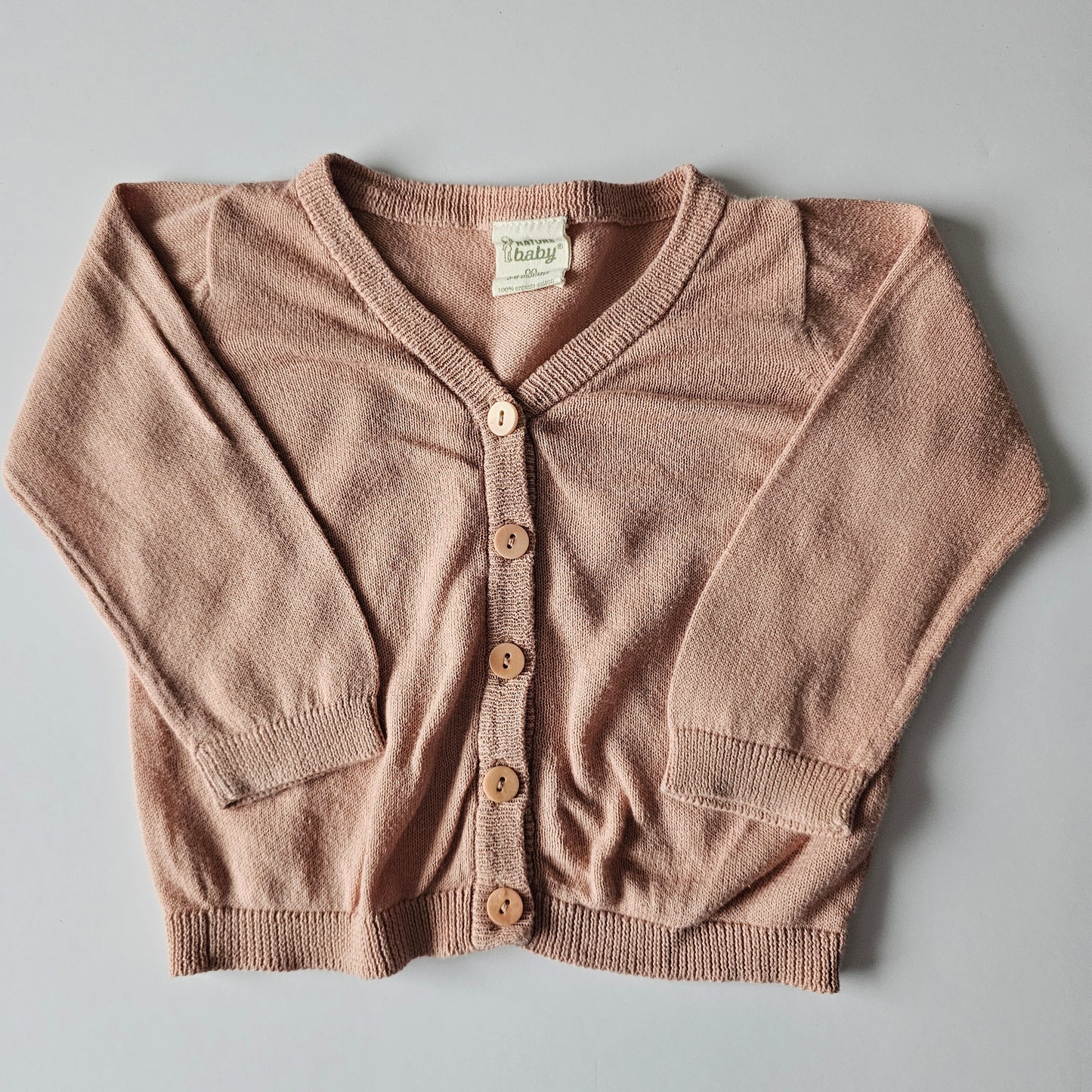 Nature Baby Summer Weight Knit Cardigan - Size 3-6m