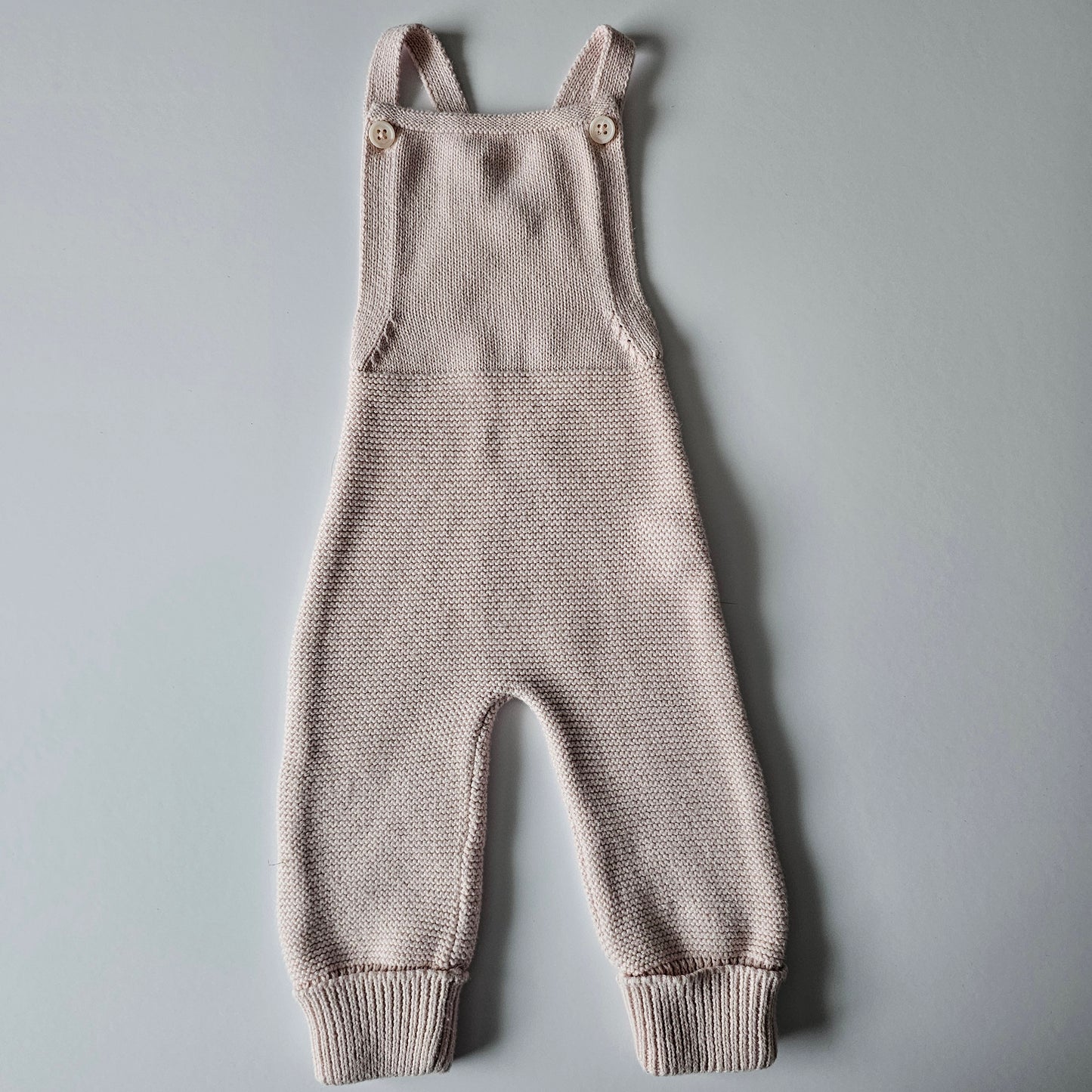 Jamie Kay Blossom Knit Overalls - Size 3-6m