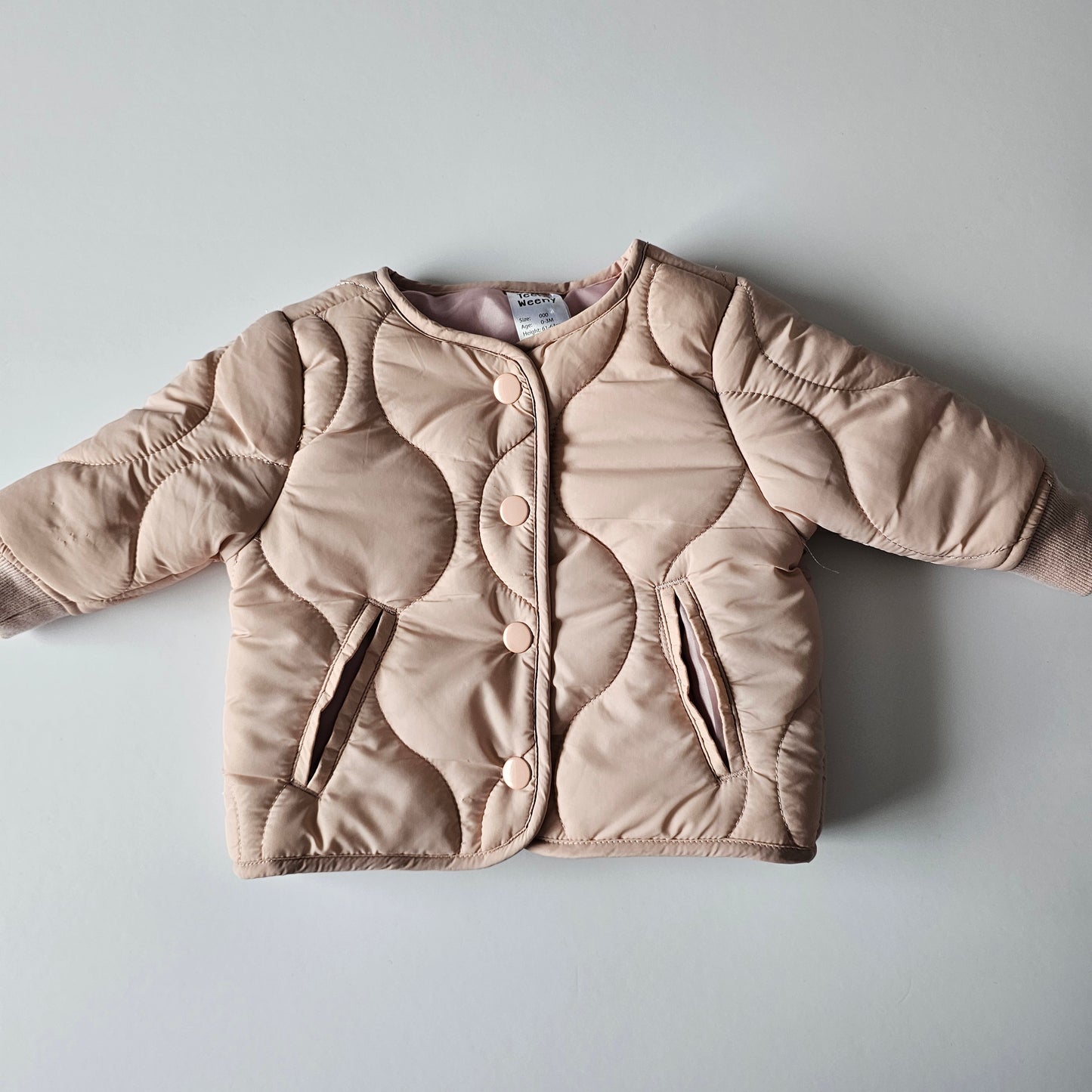 Teeny Weeny Quilted Jacket (minor flaw) - Size 0-3m