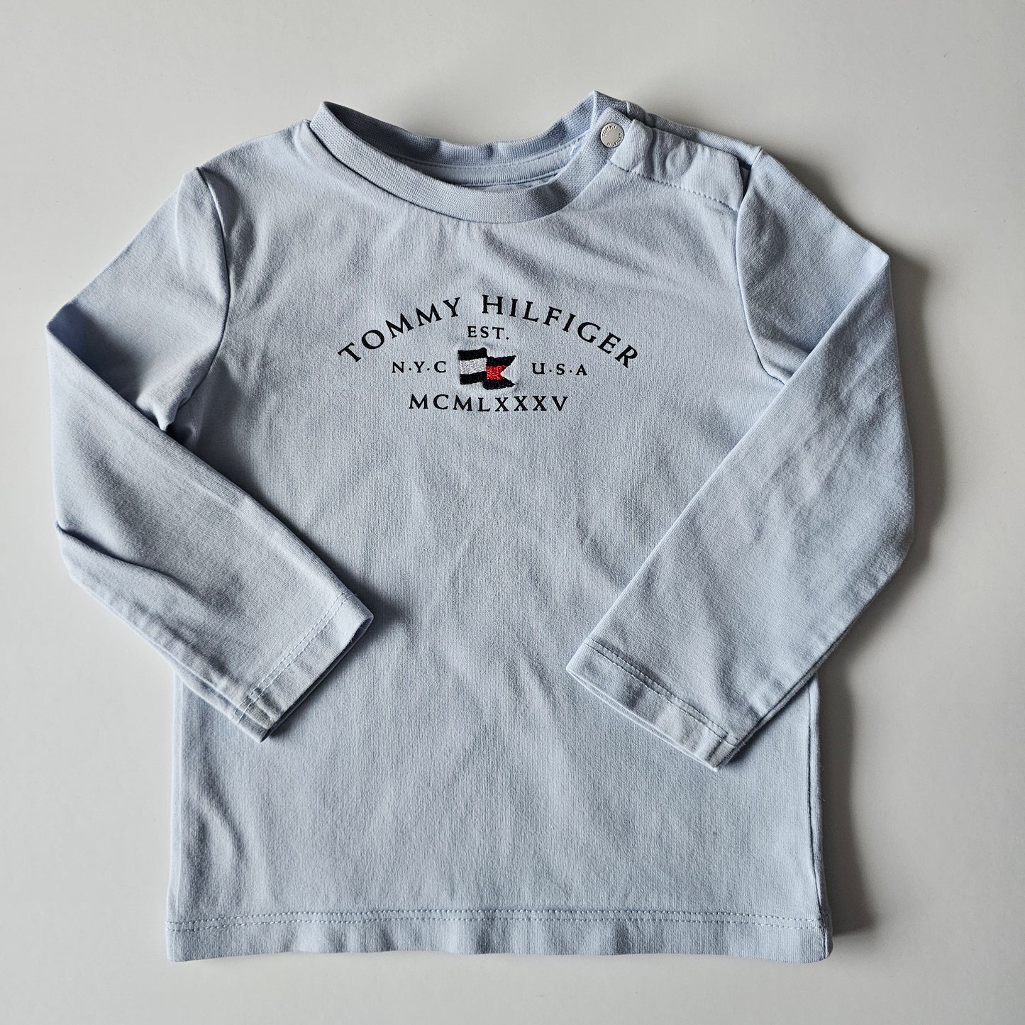 Tommy Hilfiger Baby Blue Top - 9-12months
