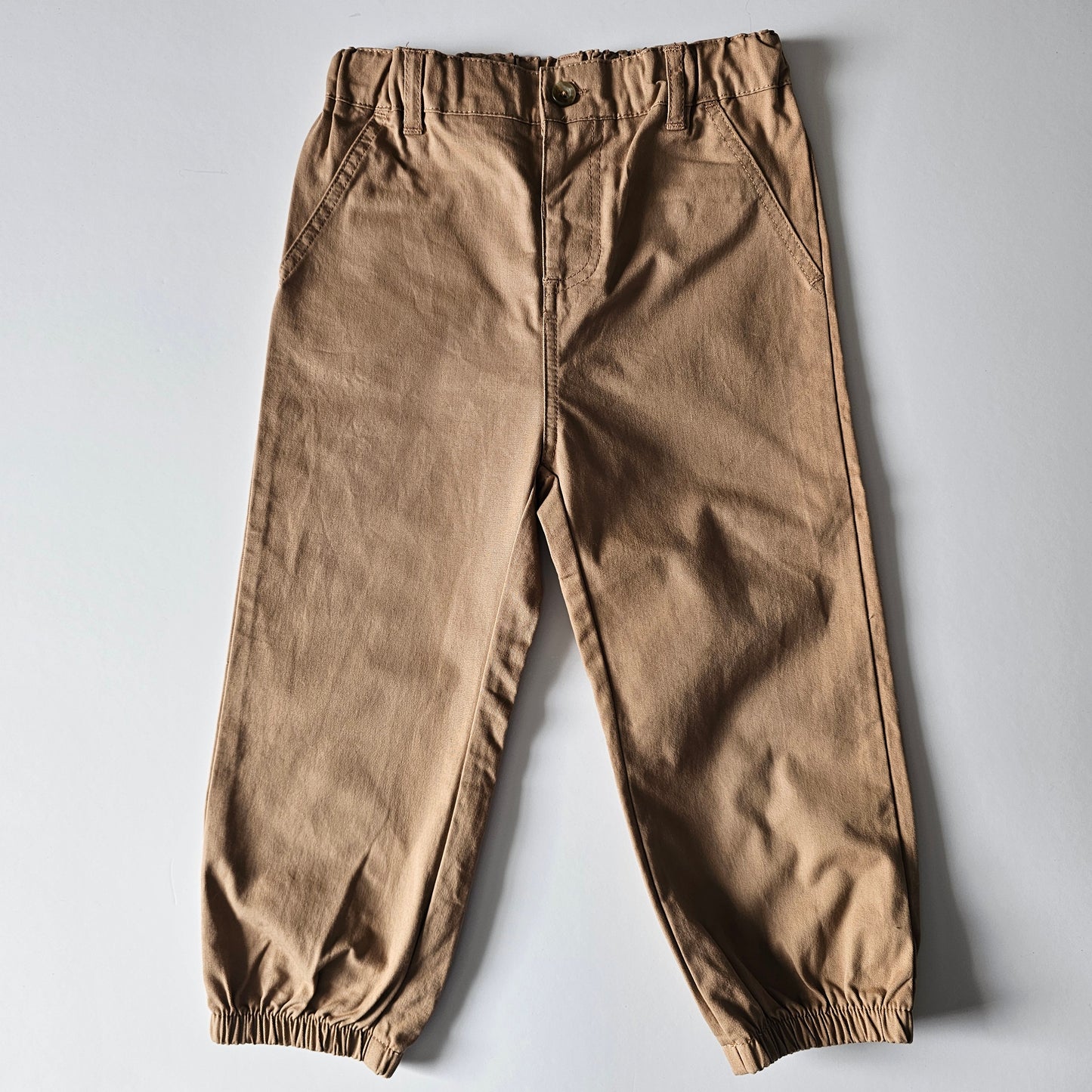 Teeny Weeny Tan Joggers - Size 2