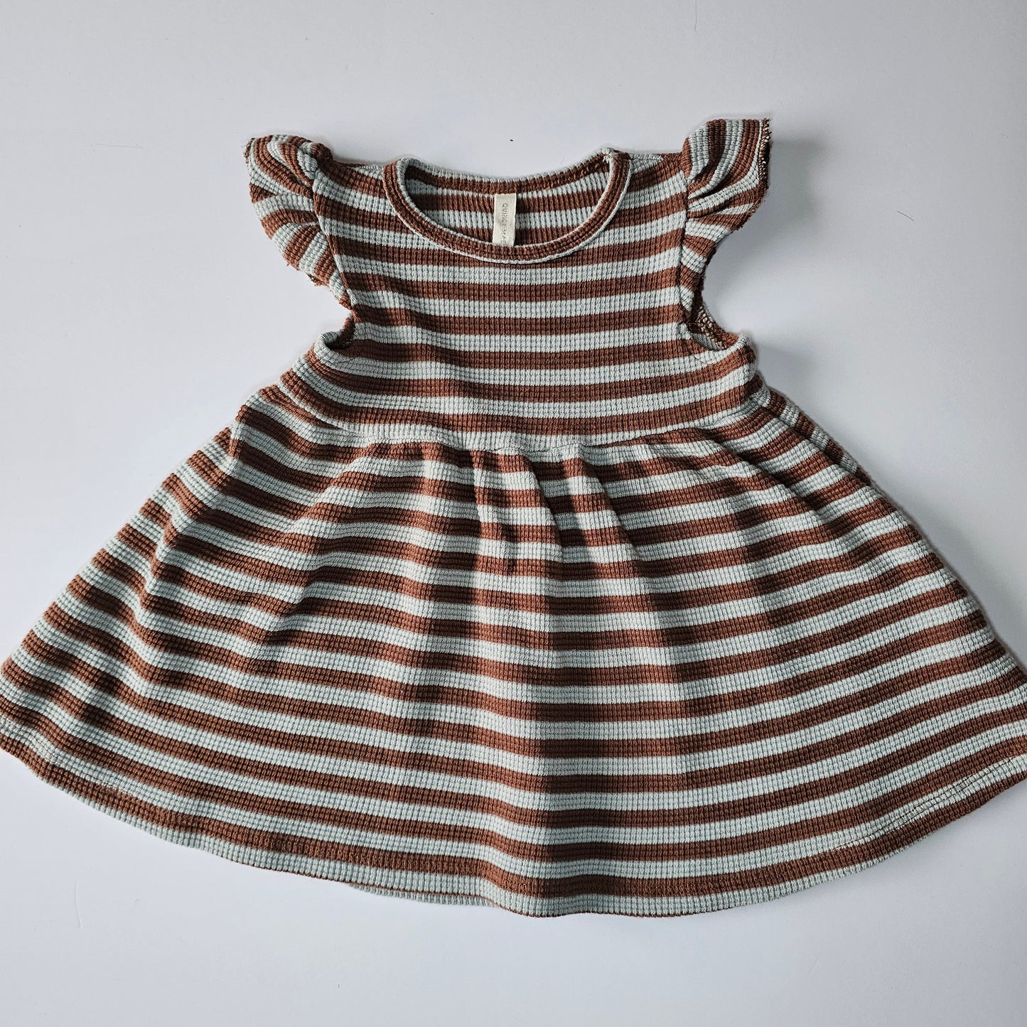 Quincy Mae Waffle Dress - Size 6-12m (small fit)