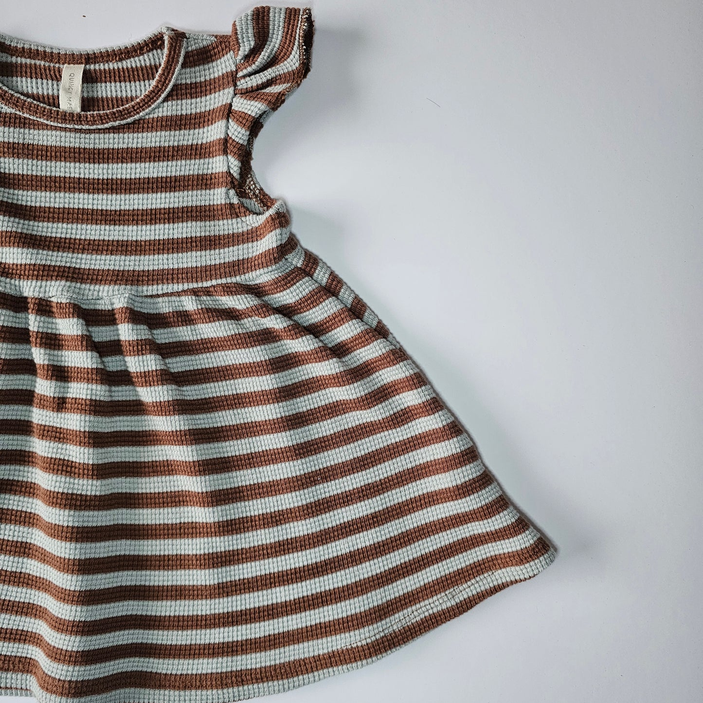 Quincy Mae Waffle Dress - Size 6-12m (small fit)