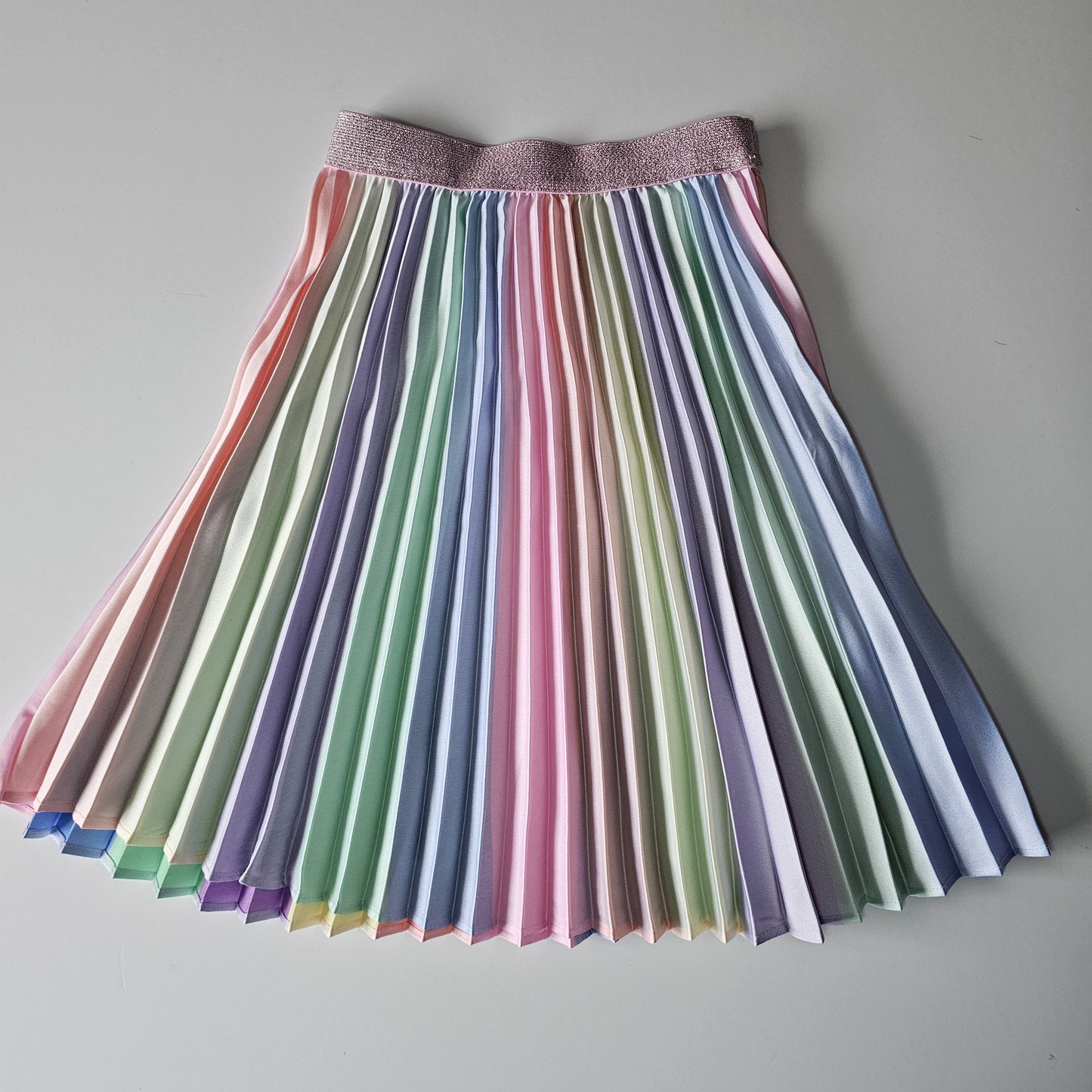 Mac & Elle Pastel Pleat Skirt - Size 5