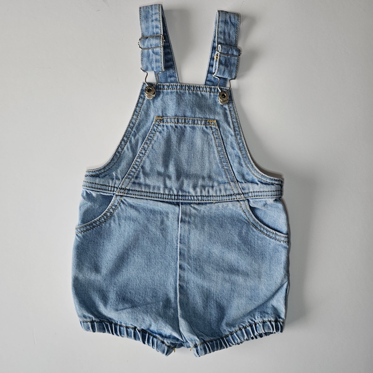 LTL PPL Denim Overall Romper - Size 1