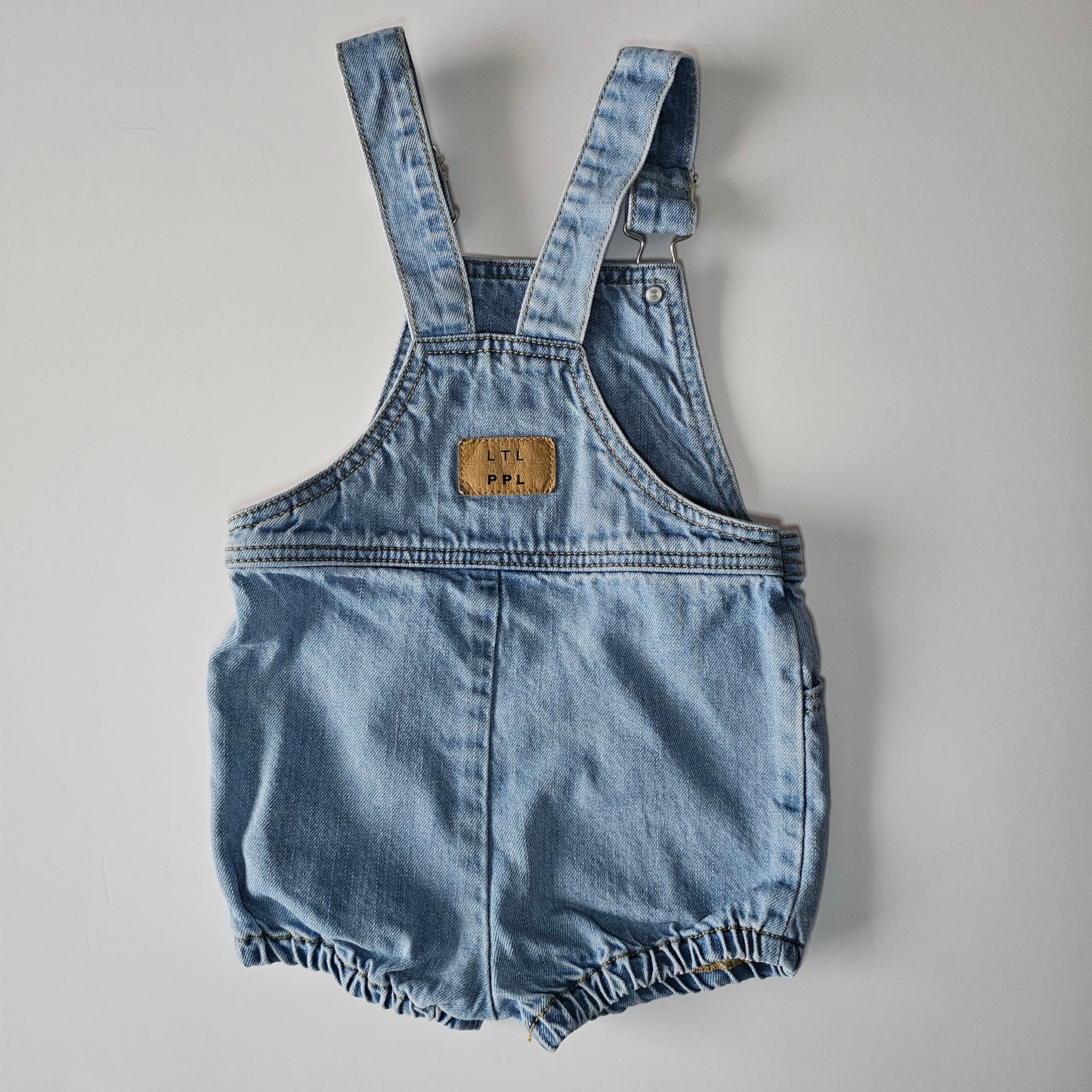 LTL PPL Denim Overall Romper - Size 1