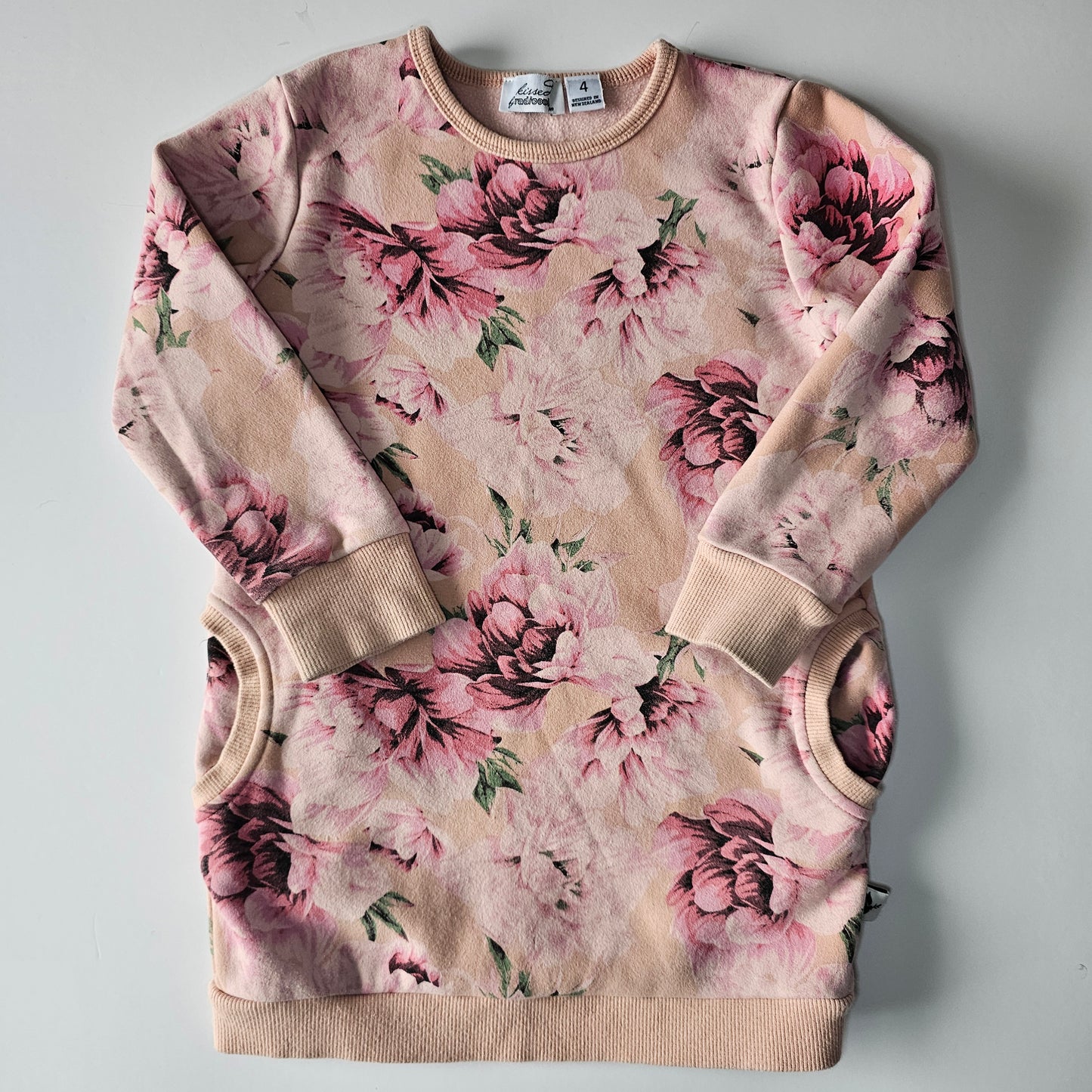 Kissed by Radicool Sweatshirt Dress (minor flaws) - Size 4