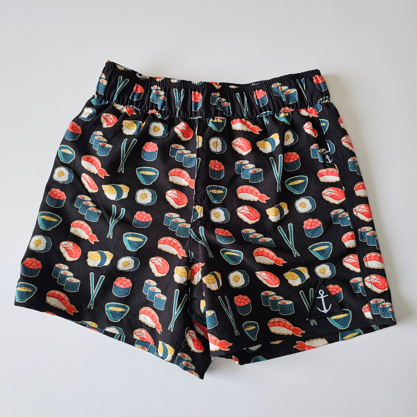 Hello Stranger Sushi Swim Shorts (minor flaw) - Size 5-6