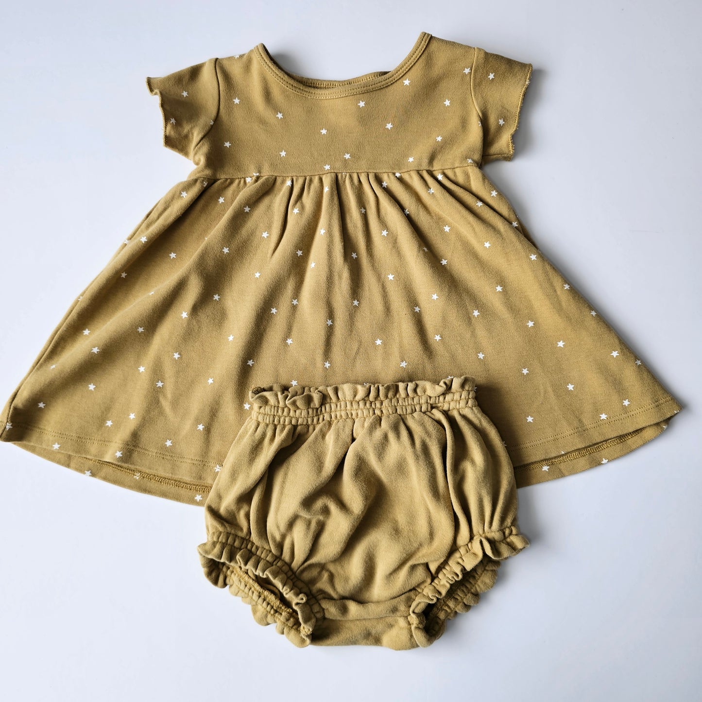 Quincy Mae Dress & Bloomer - Size 12-18m