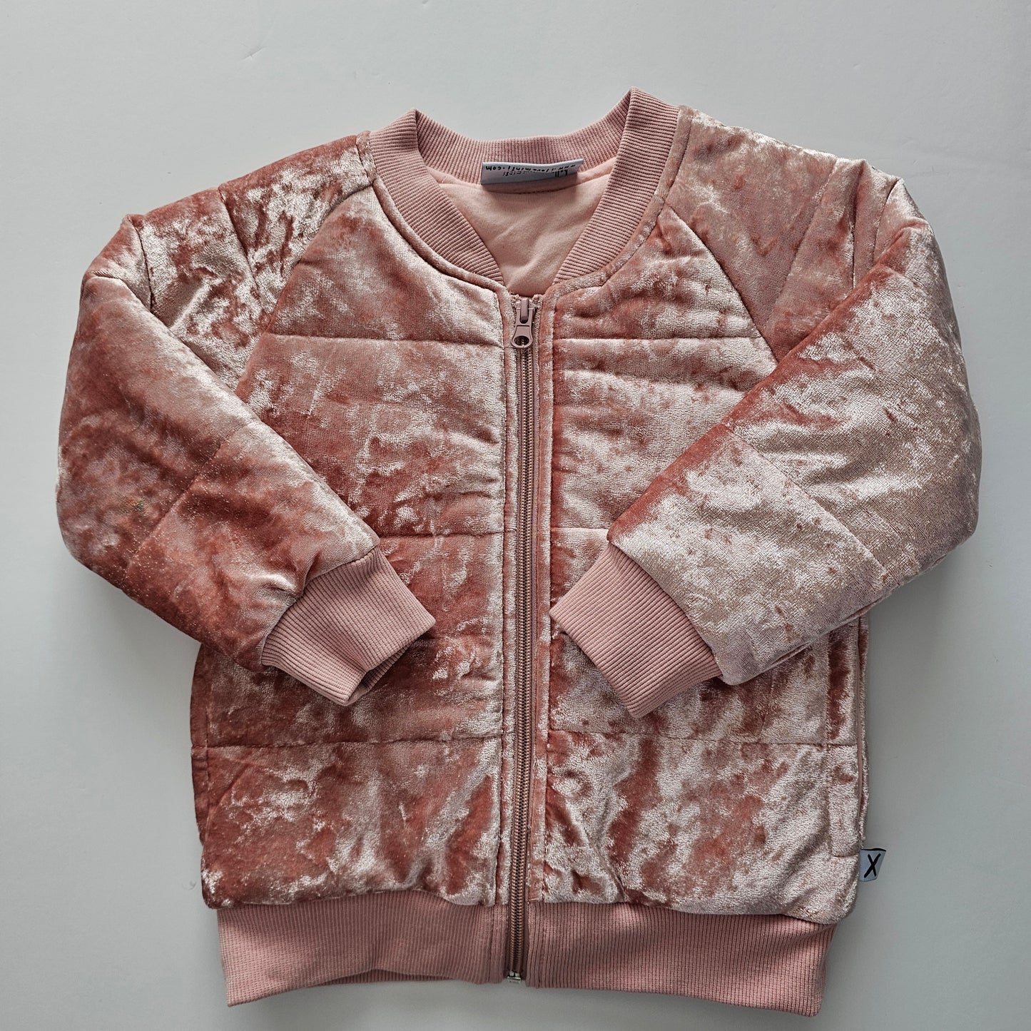 Minti Velvet Bomber Jacket - Size 4
