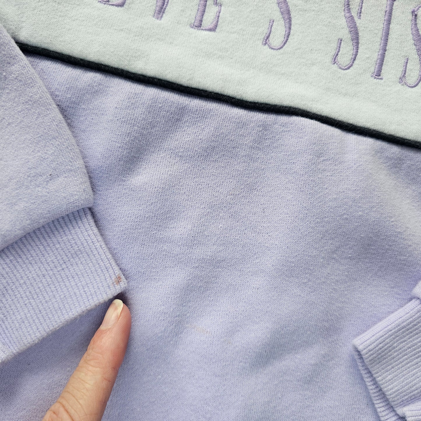 Eve's Sister Sweatshirt (minor flaw) - Size 6 (best fit)