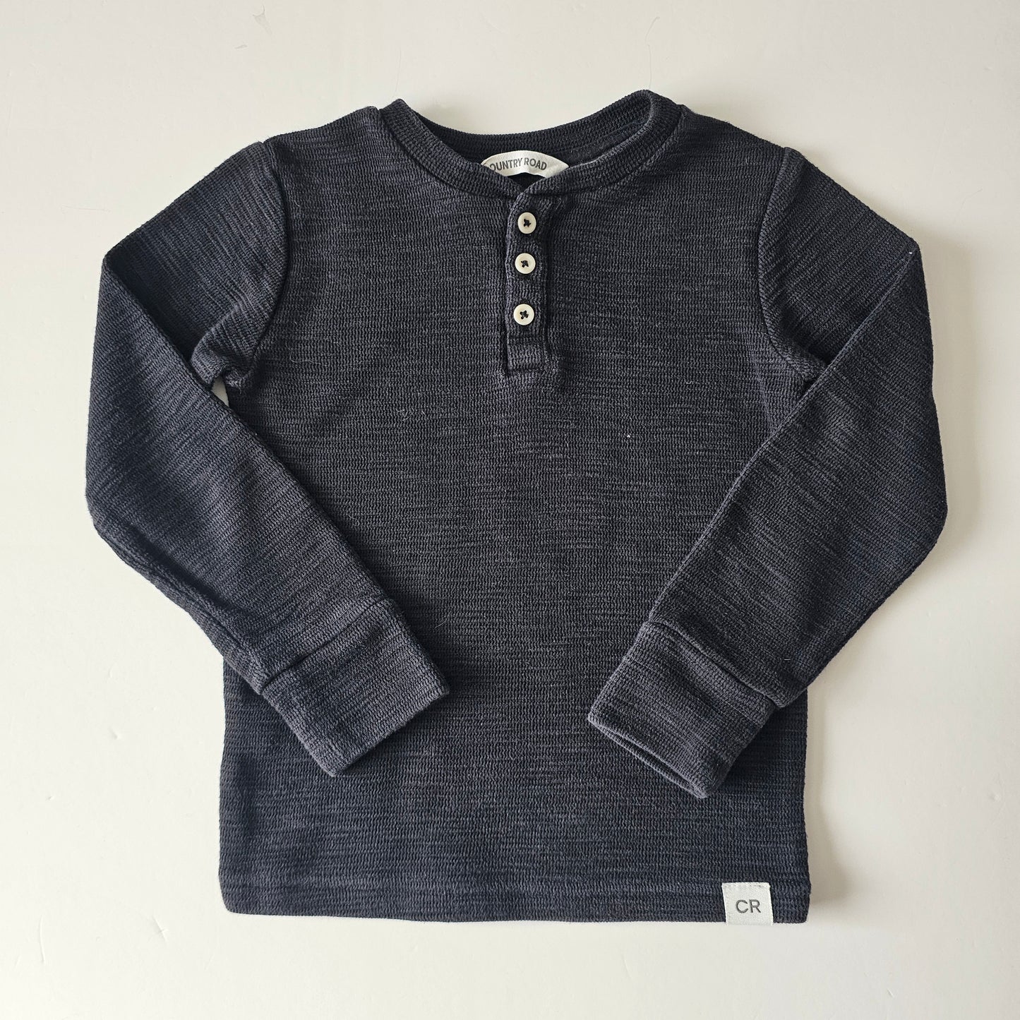 Country Road Henley Top - Size 4 (best fit)