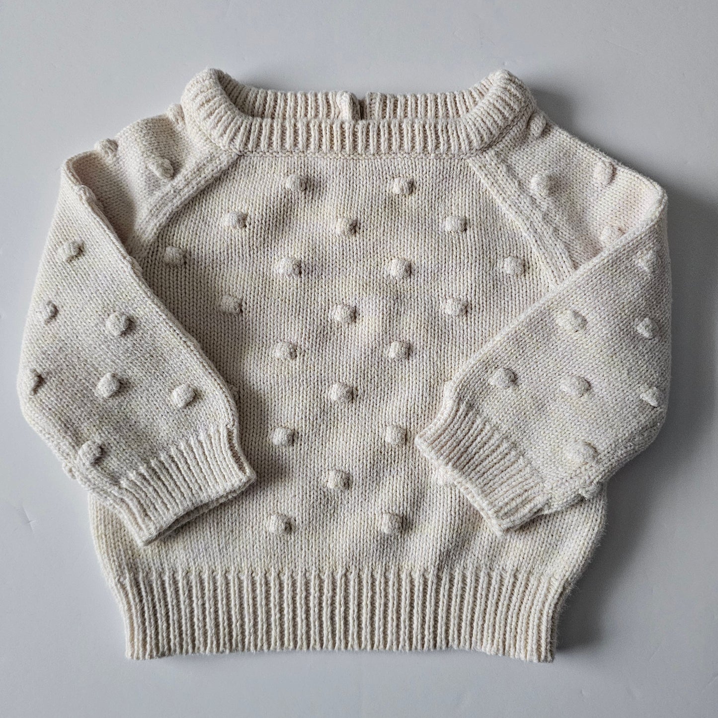 Jamie Kay Fairy Dust Dotty Knit Jumper - Size 3-6m
