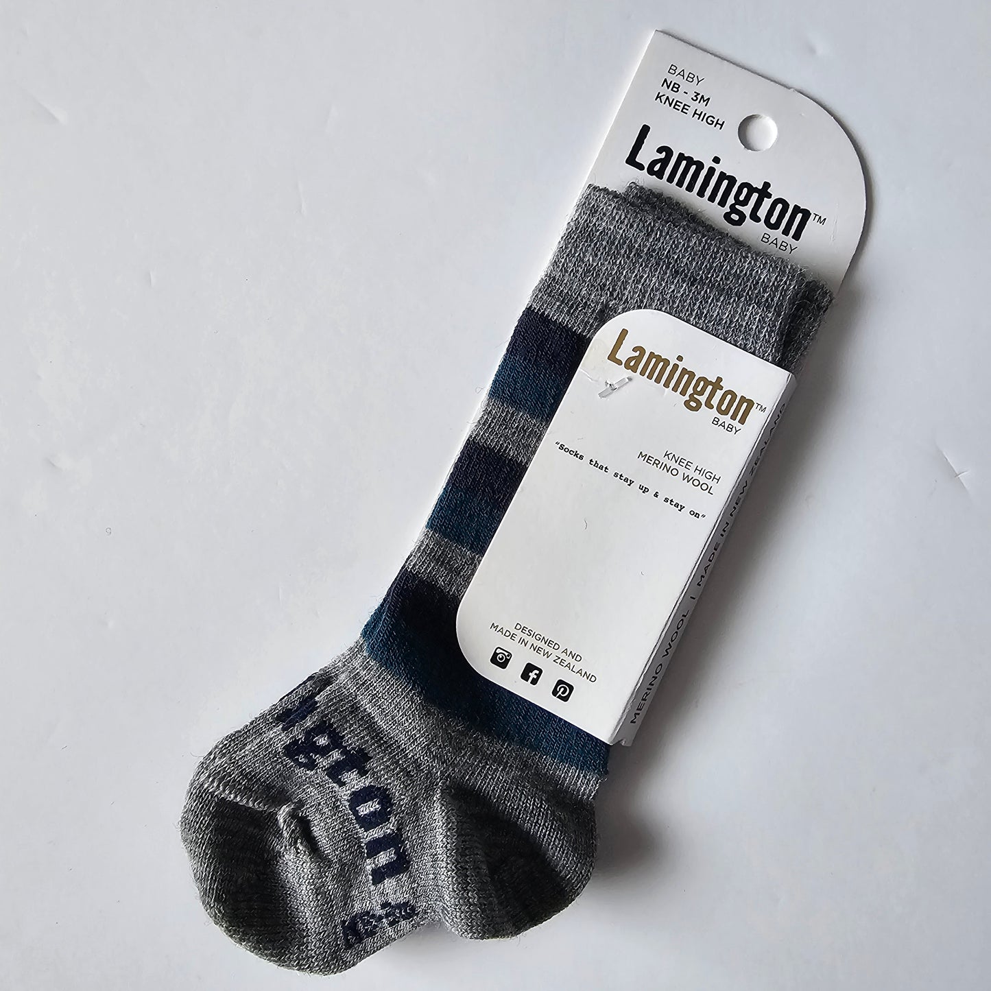 Lamington Merino Knee High Socks *BNWT* - Size NB-3m