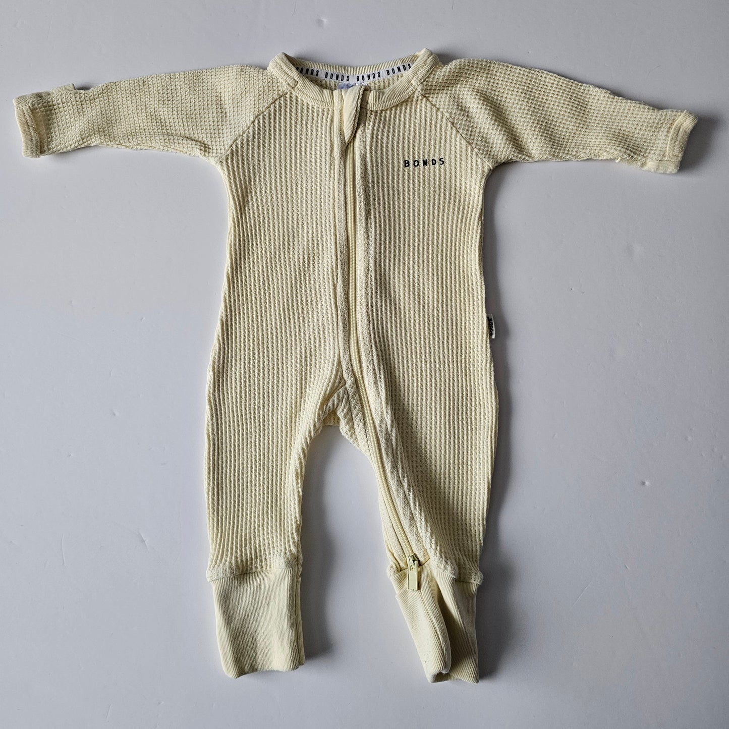 Bonds Waffle Wondersuit Onsie - Size NB