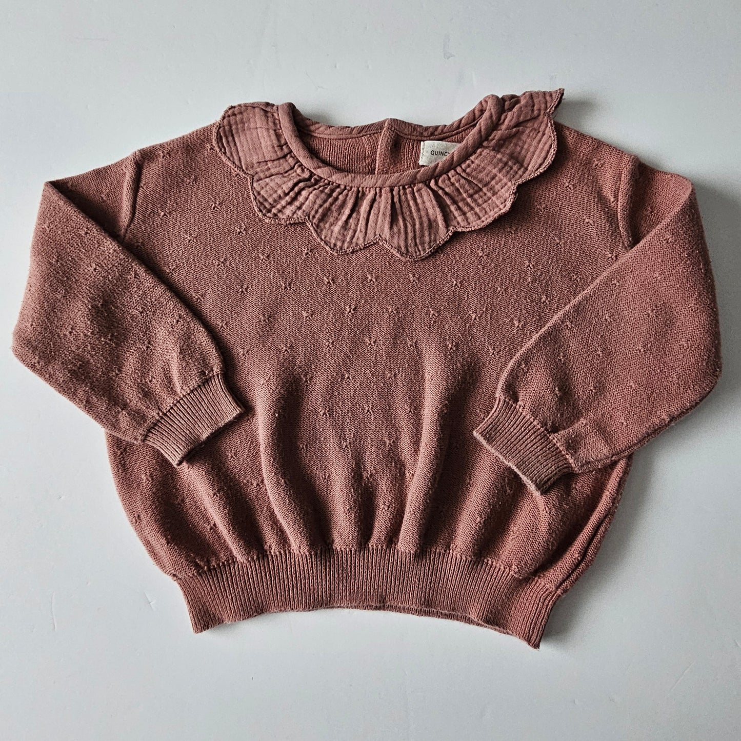 Quincy Mae Petal Knit Sweater - Size 18-24m