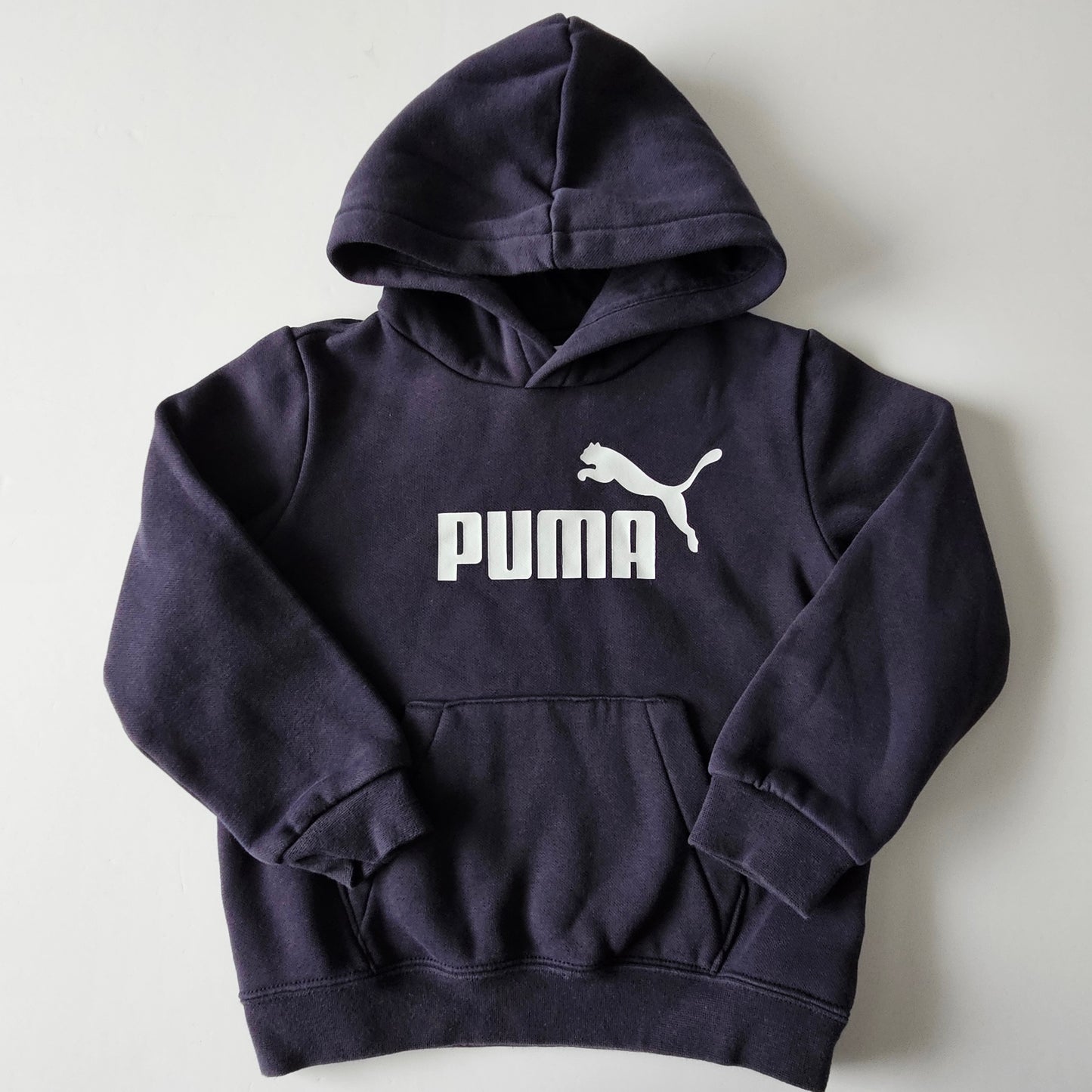Puma Navy Hoodie - Size 4 (best fit)