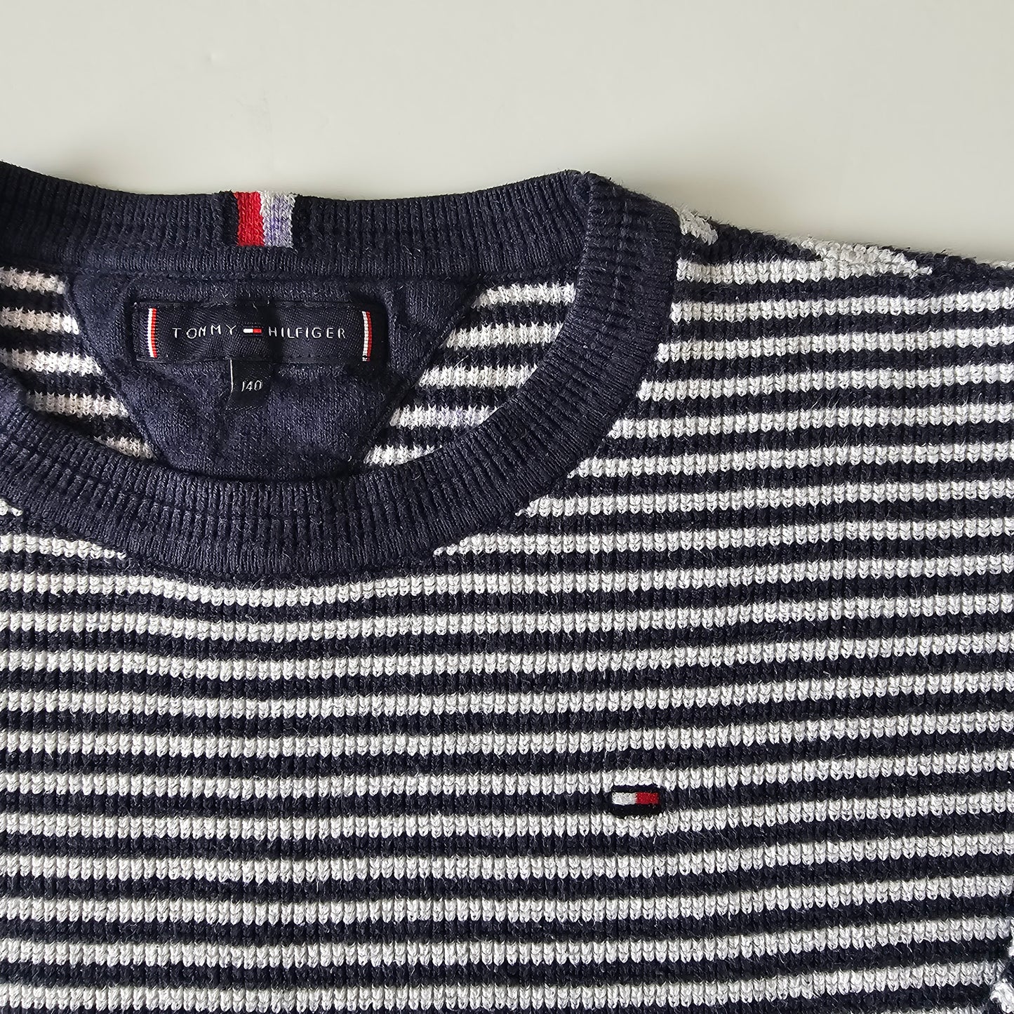 Tommy Hilfiger Waffle Knit Top - Size 7-8