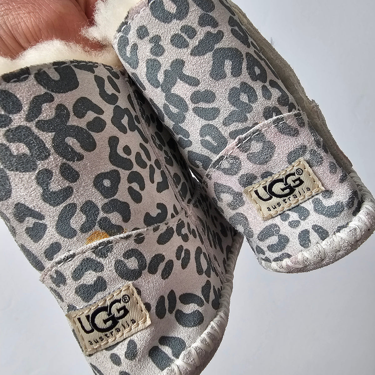 UGG Australia Leopard Print Ugg Boots (minor flaws) - Size 4.5 US (Toddler)