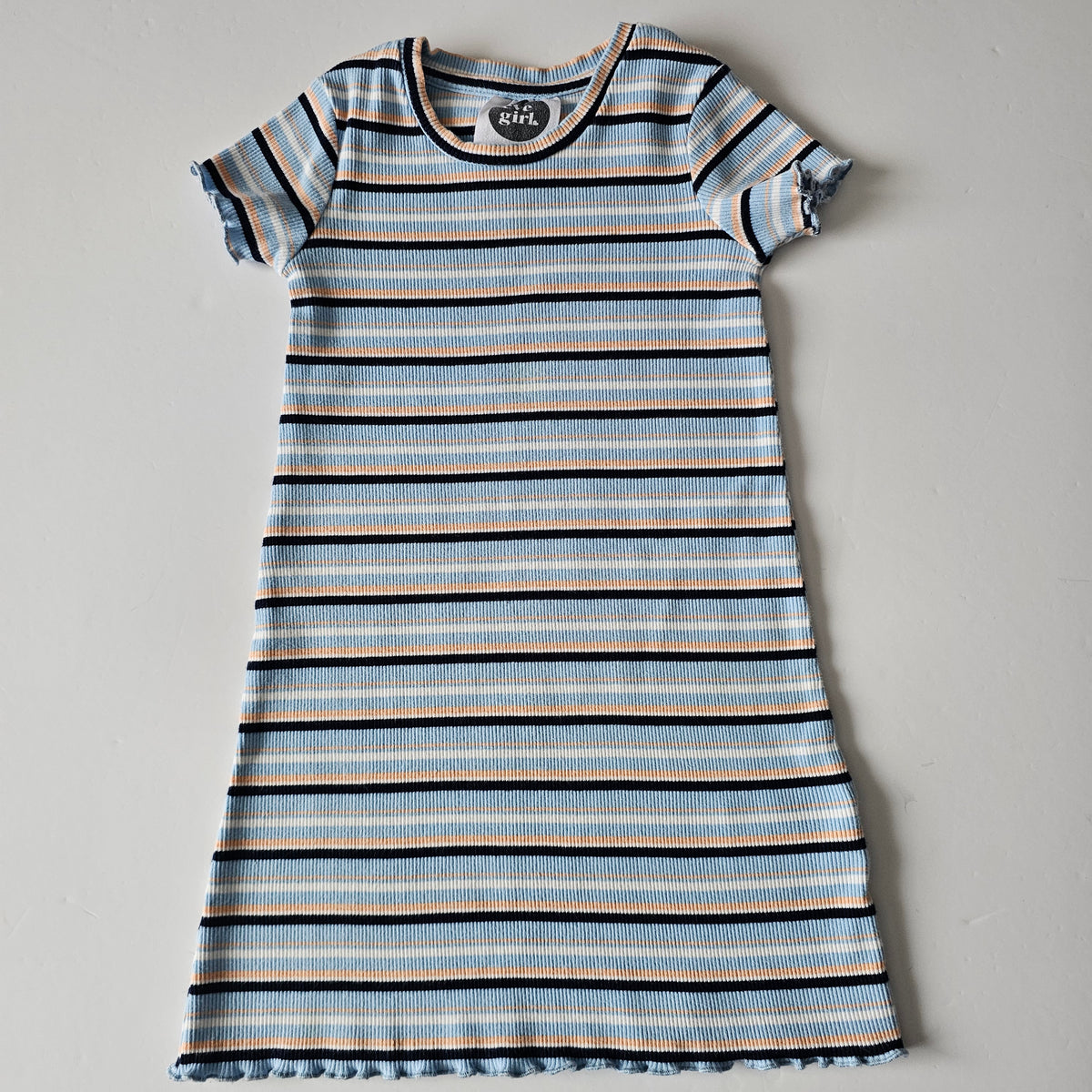Eve Girl Ribbed Dress - Size 3-4