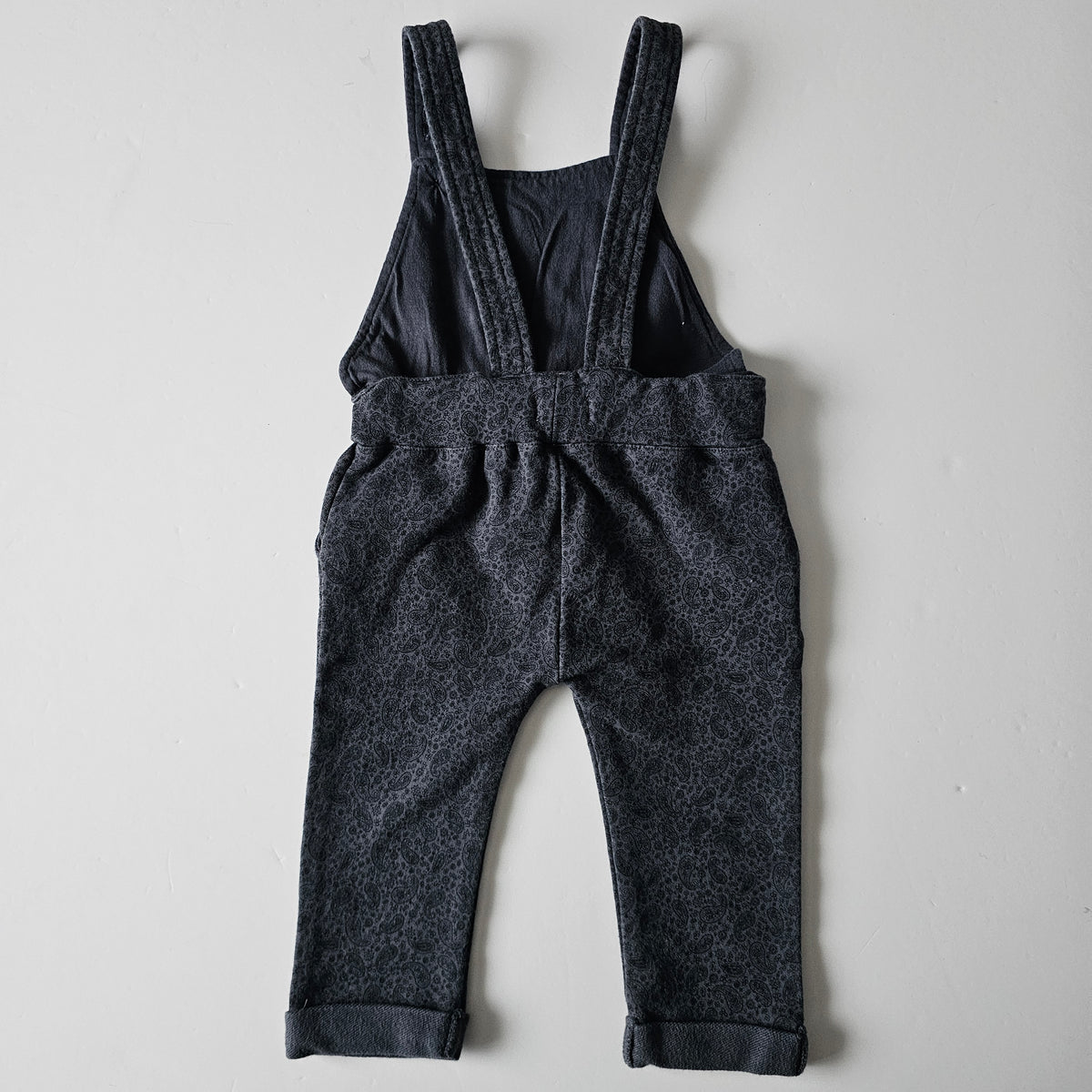 Jamie Kay Paisley Overalls - Size 3-6m