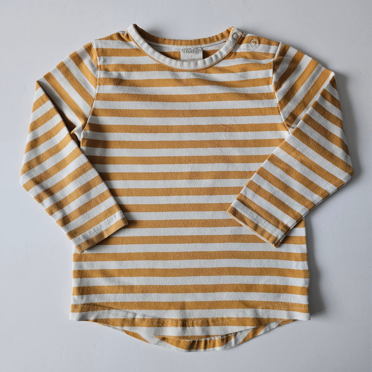 Nature Baby Stripe Long Sleeve Top - Size 1