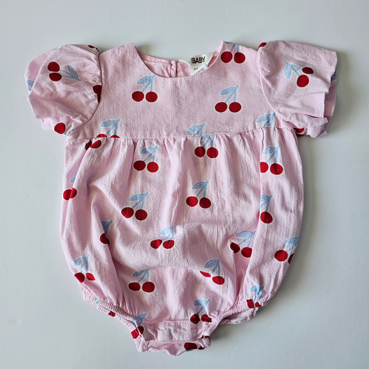 Cotton on Baby Cherry Romper - Size 12-18m