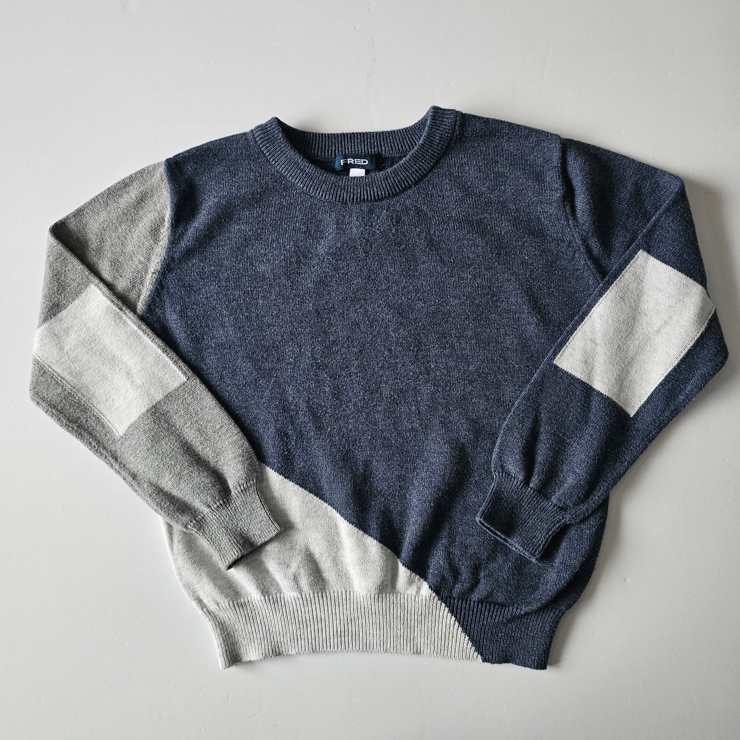Fred 100% Cotton Knit Jumper - Size 3-4 (best fit)