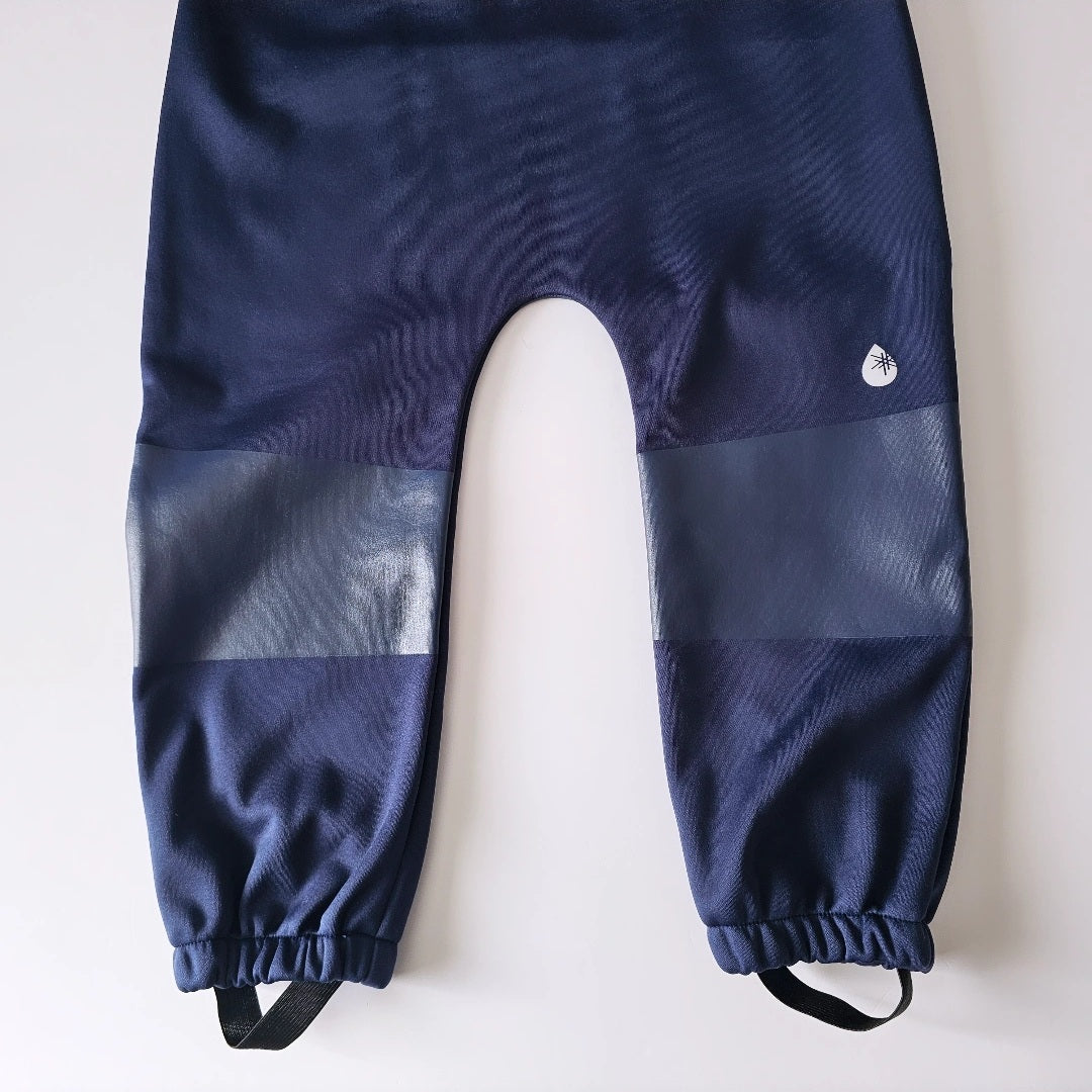 Therm All-Weather Navy Fleece Overalls - Size 4