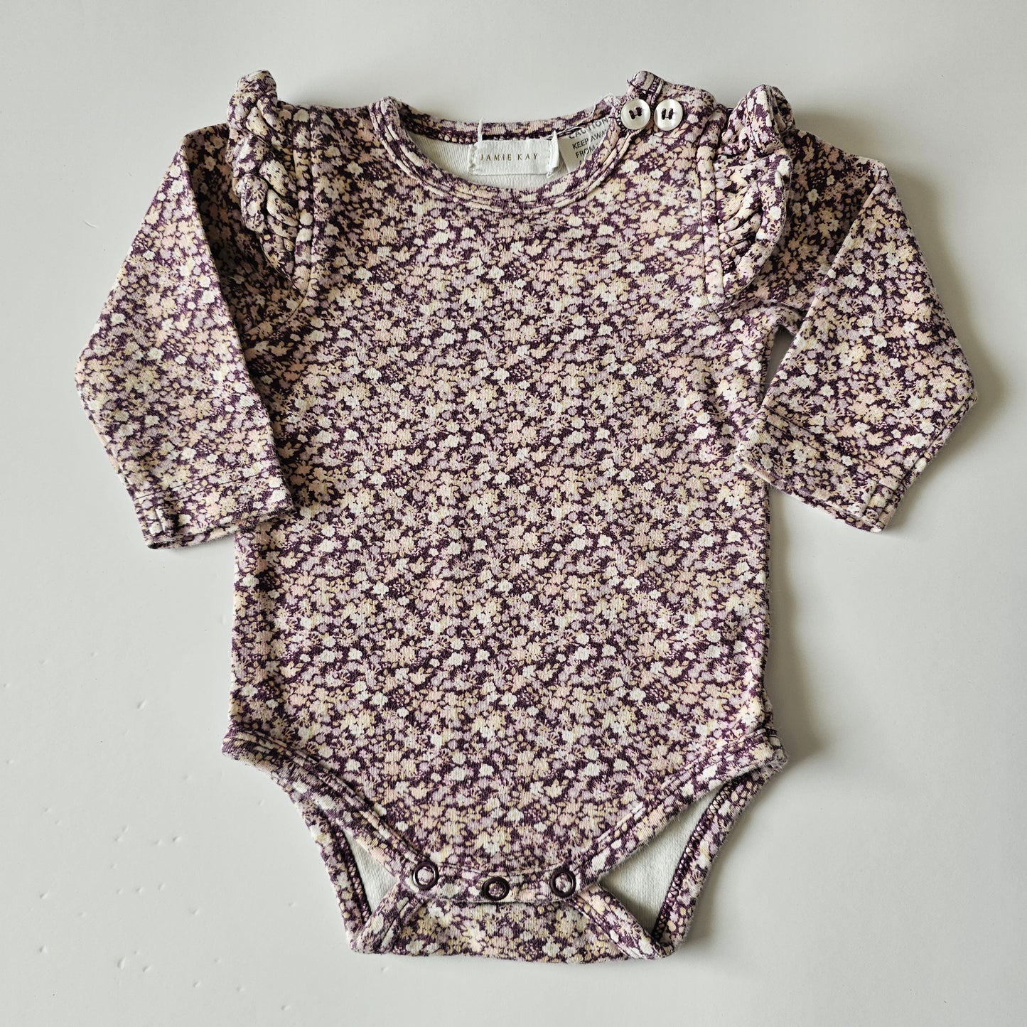 Jamie Kay Lily of the Valley Bodysuit - Size 3-6m