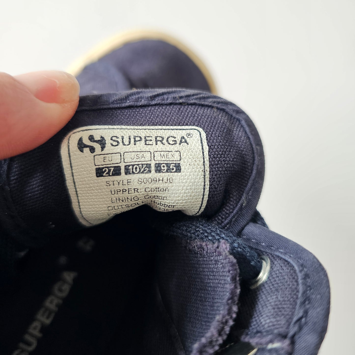 Superga High Top Shoes - US 10.5
