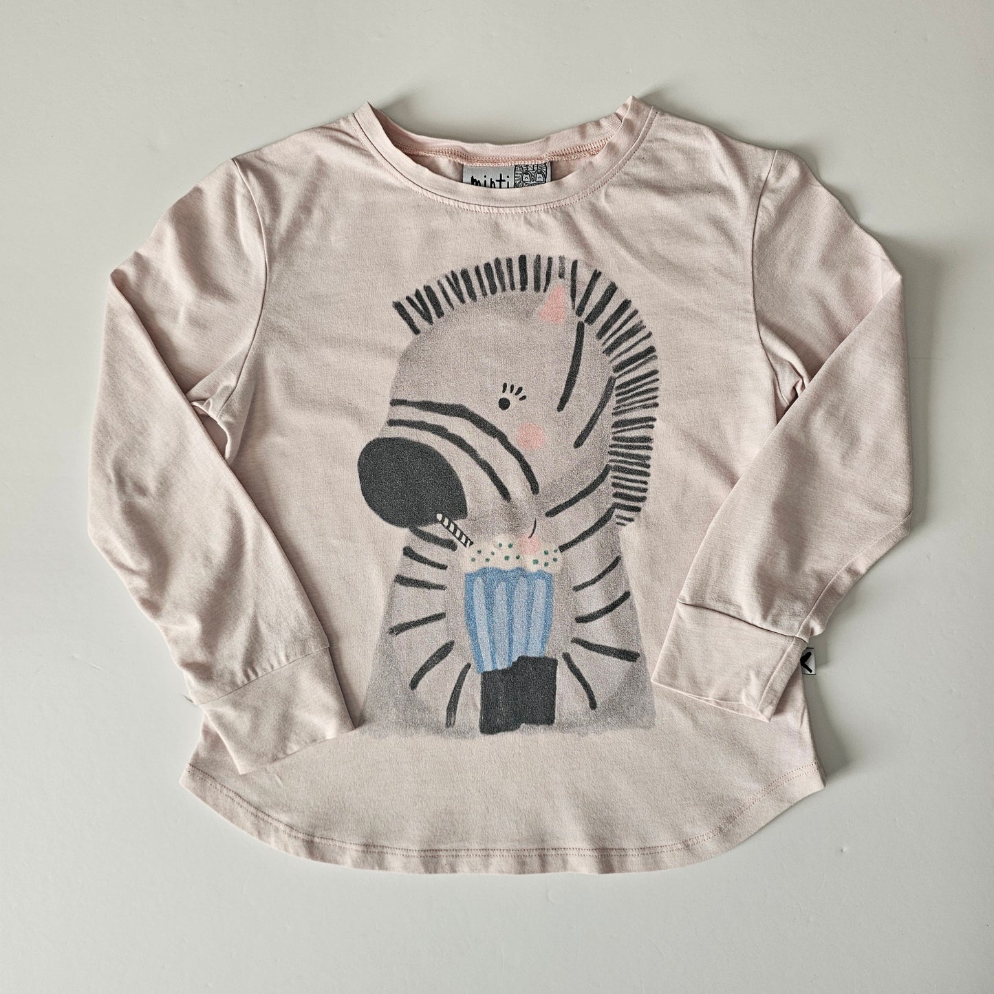 Minti Zebra Top - Size 4