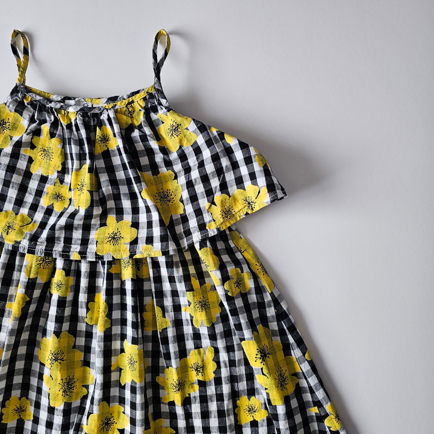 Kissed by Radicool Floral Gingham Zaza Dress - Size 8 (best fit)