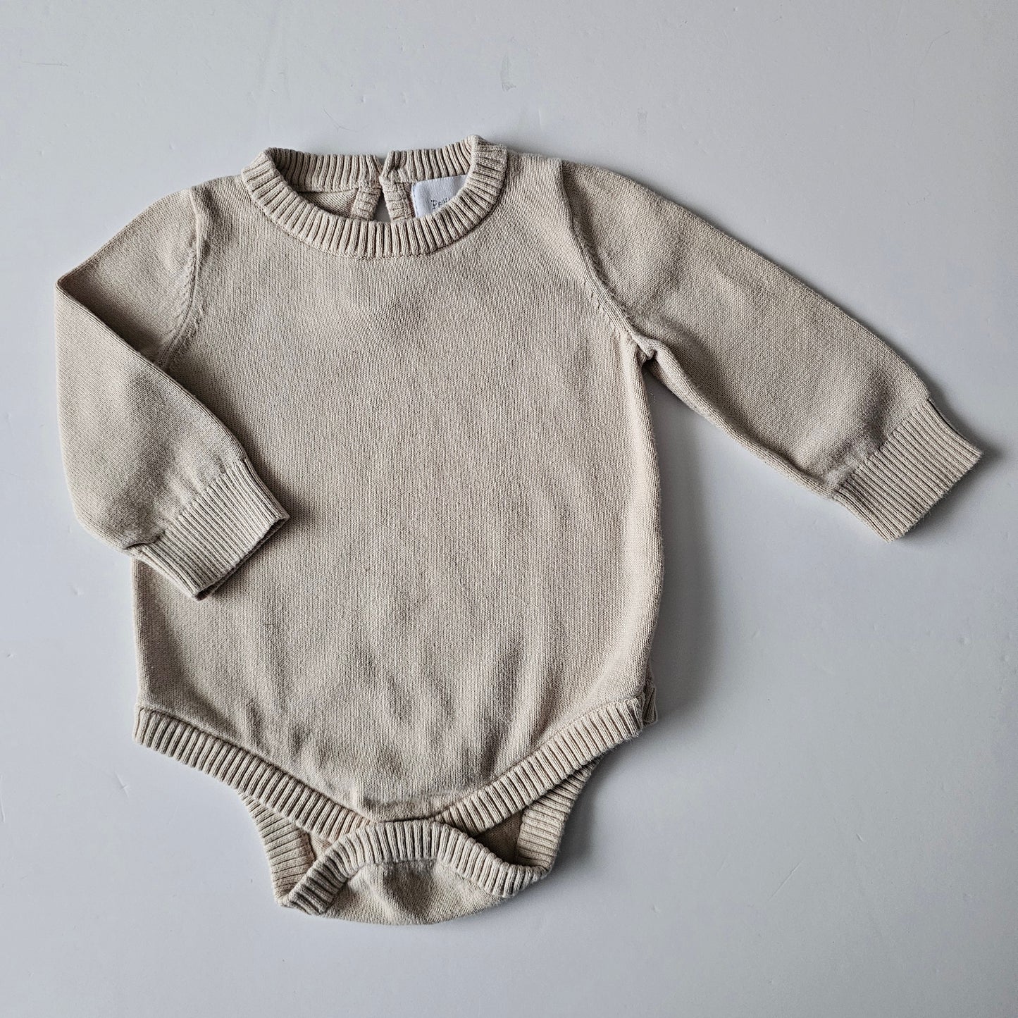 Petit Co. 100% Cotton Knit Romper - Size 12-18m