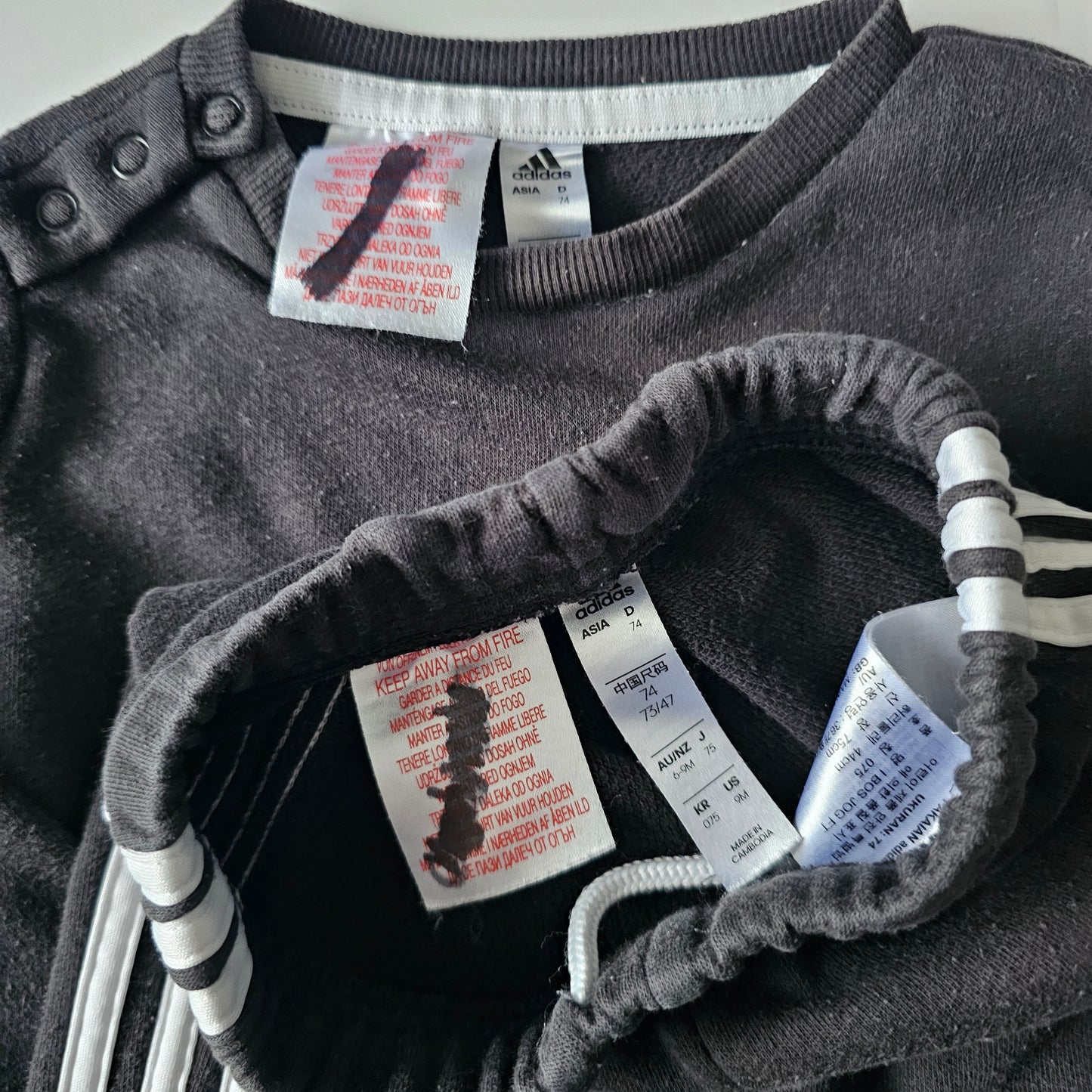 Adidas Tracksuit Set (minor flaws) - Size 6-9m