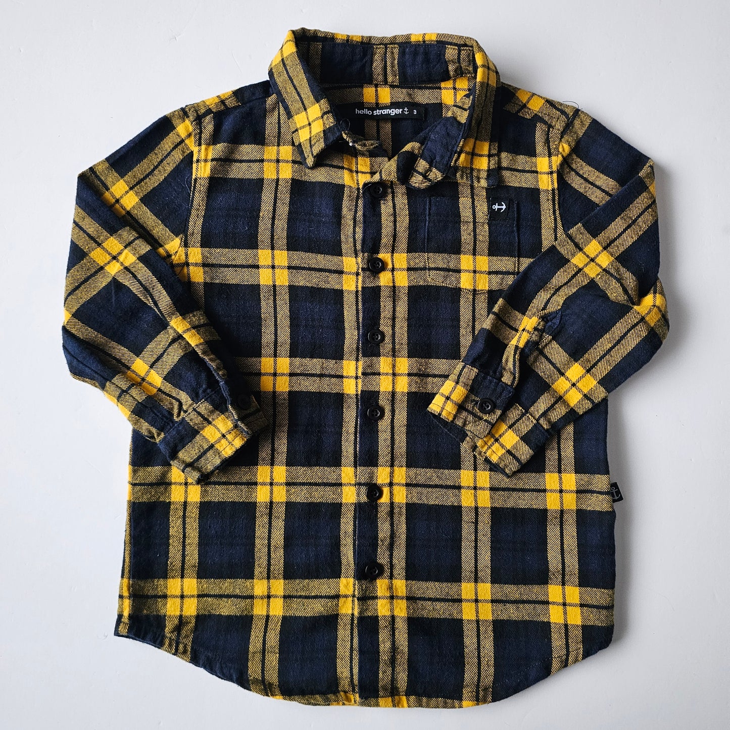 Hello Stranger Check Shirt - Size 3