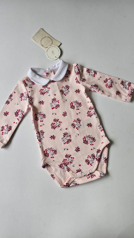 Carrément Beau Floral Bodysuit *NEW* - Size 3-6m