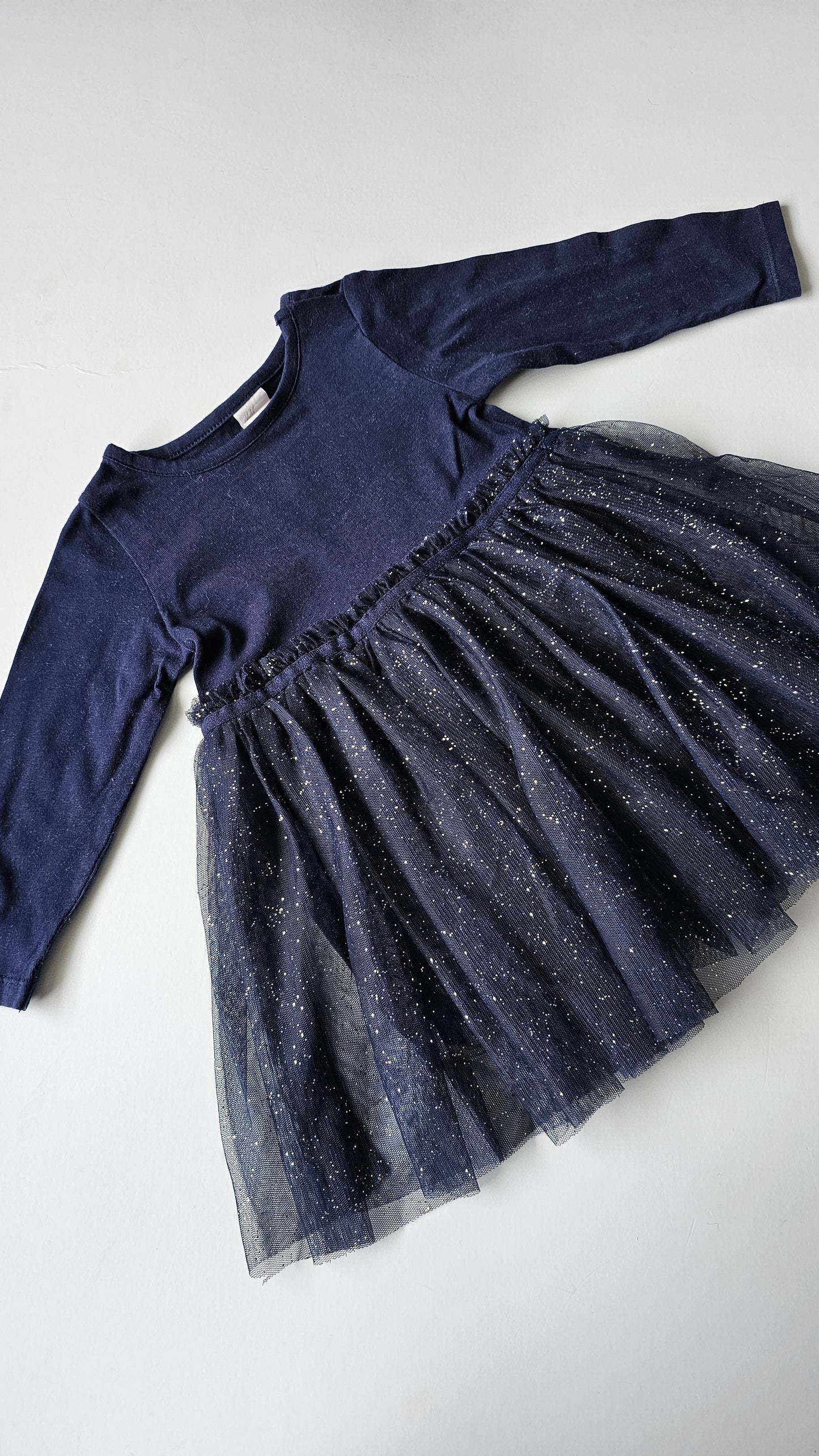 H&M Navy Sparkle Tutu Dress - Size 6-9m