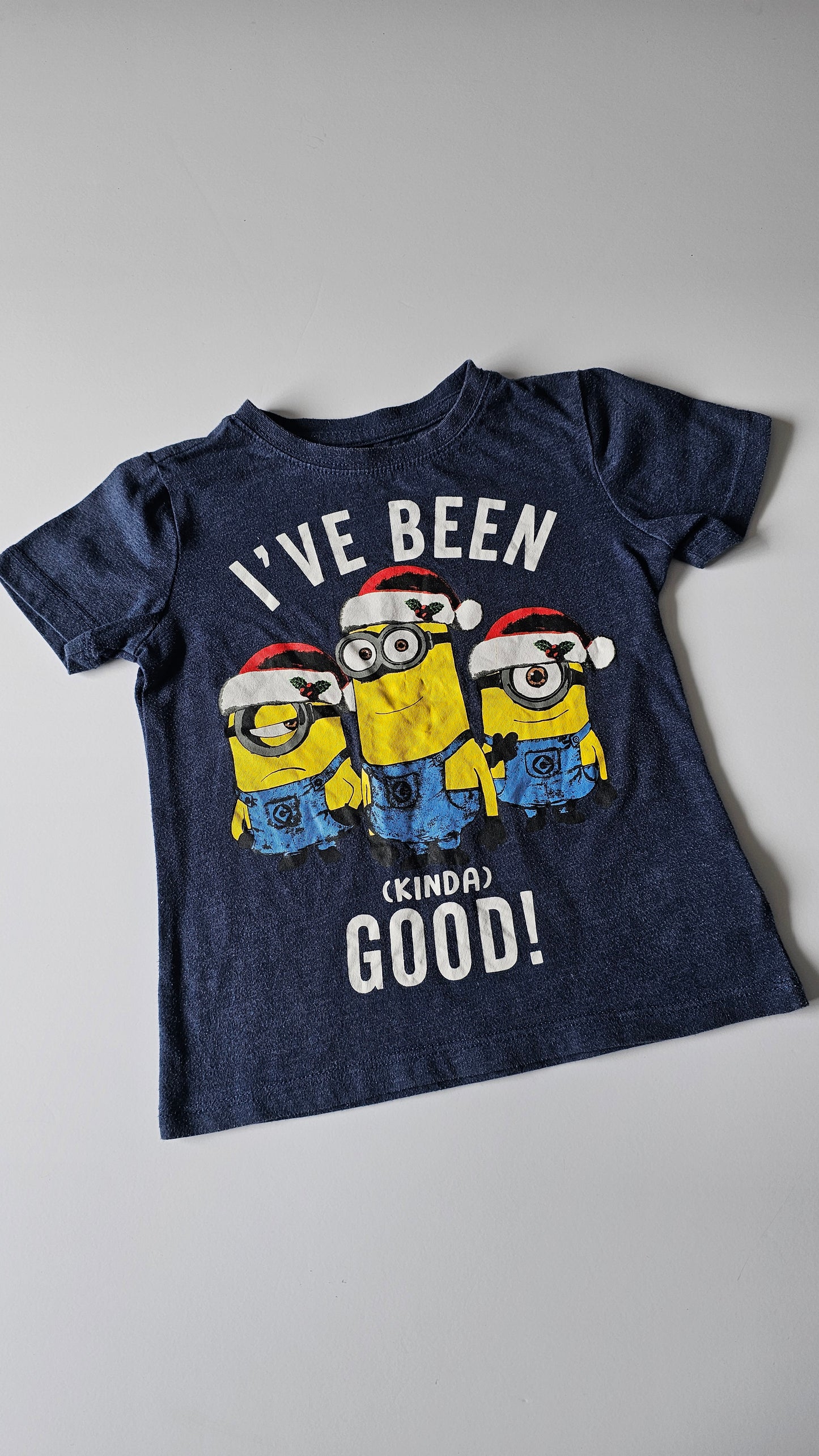 Minons Christmas Tshirt - Size 2