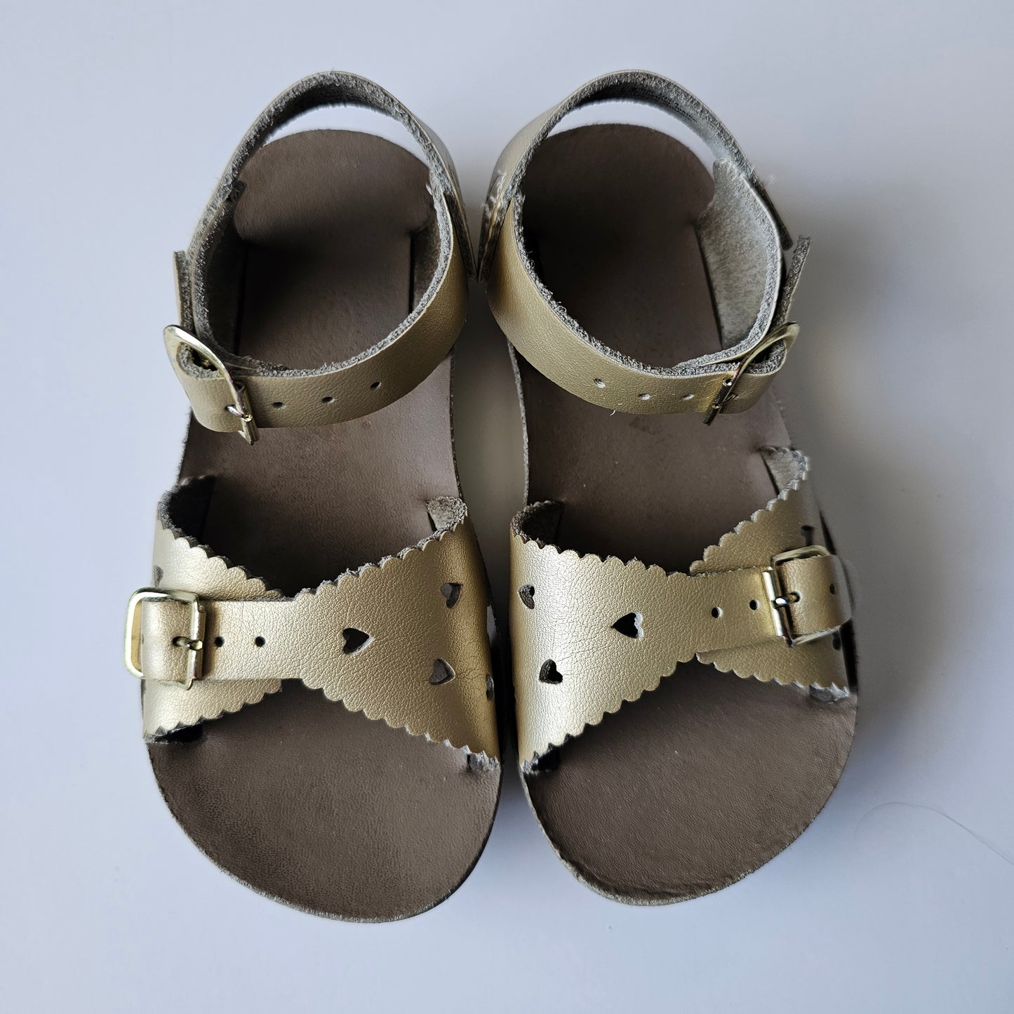 Gold Salt Water Sandals - Size 9