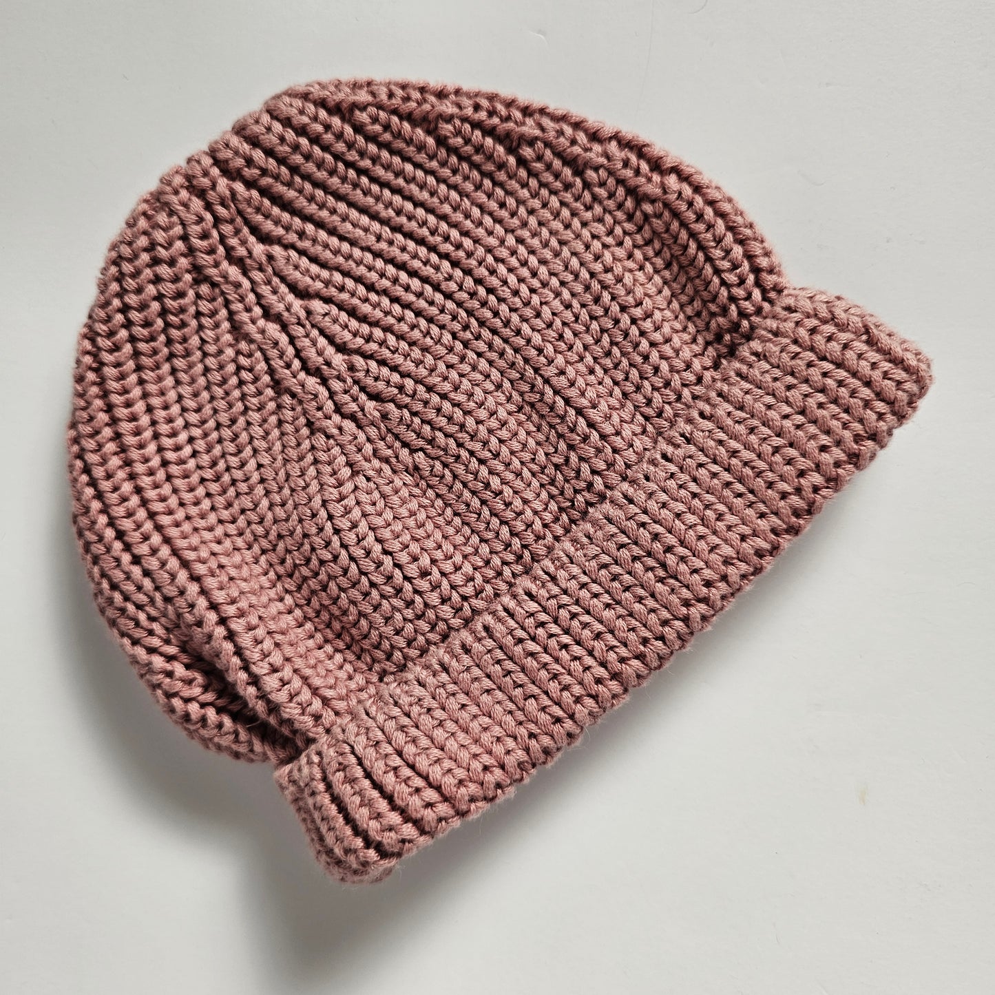 Nature Baby 100% Cotton Knit Beanie - Size 0-6m