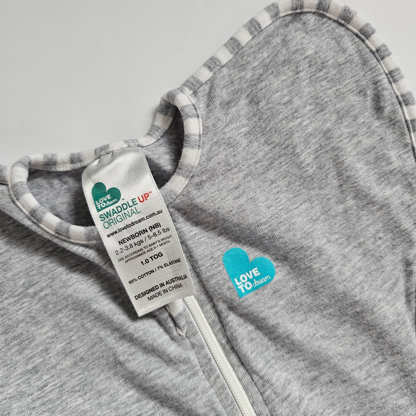 Love to Dream Grey Swaddle - Size Newborn