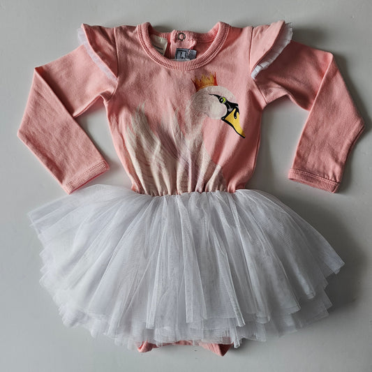 Rock your Baby Swan Circus Dress - Size 6-12m