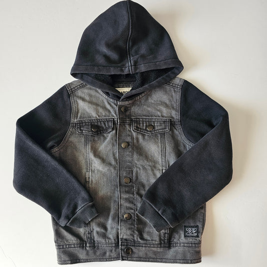 Billabong Demin Hooded Jacket - Size 6